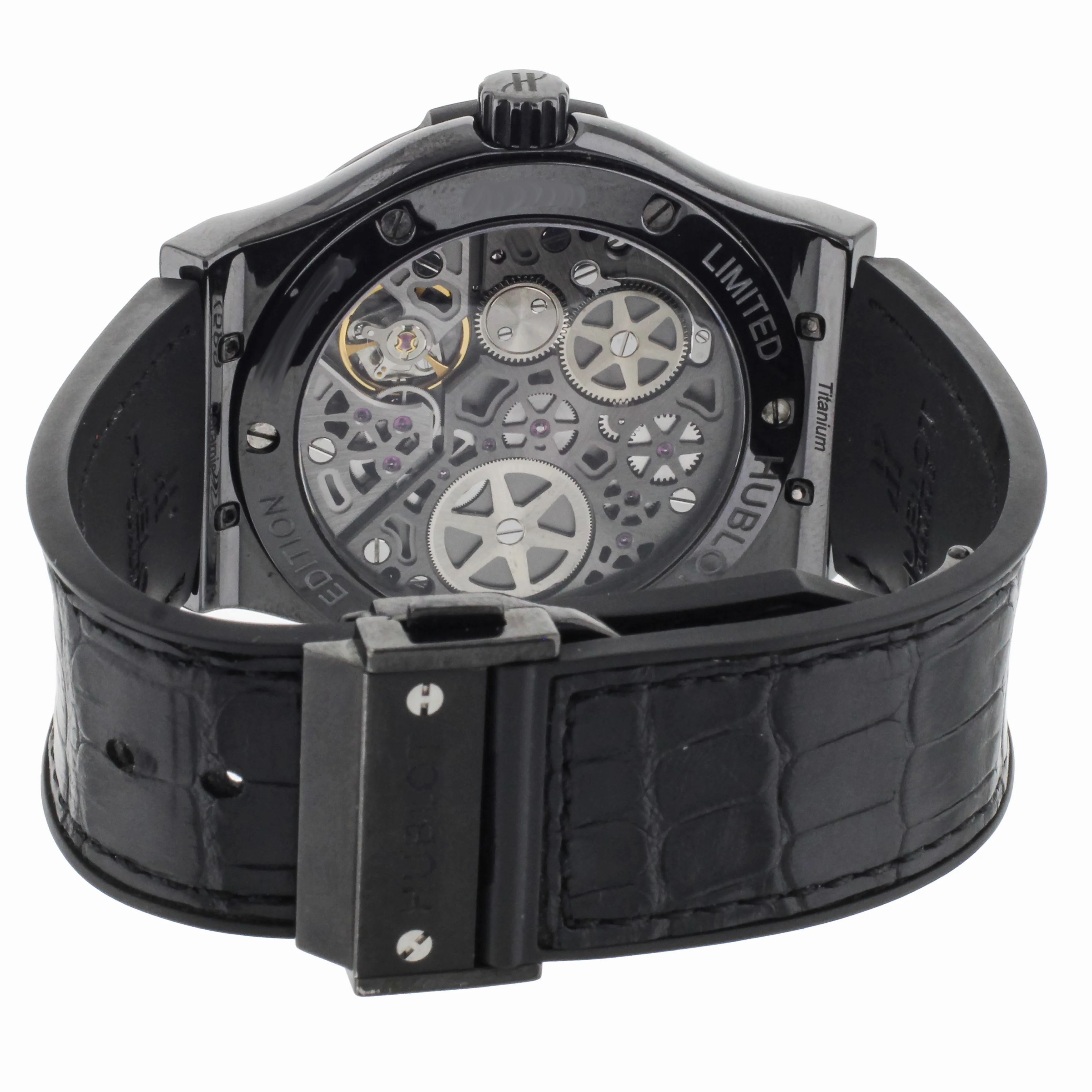 Hublot Classic Fusion 8 Day Reserve L.E. 143/500 Ceramic 45mm 516.CM.1440.LR - Image 5