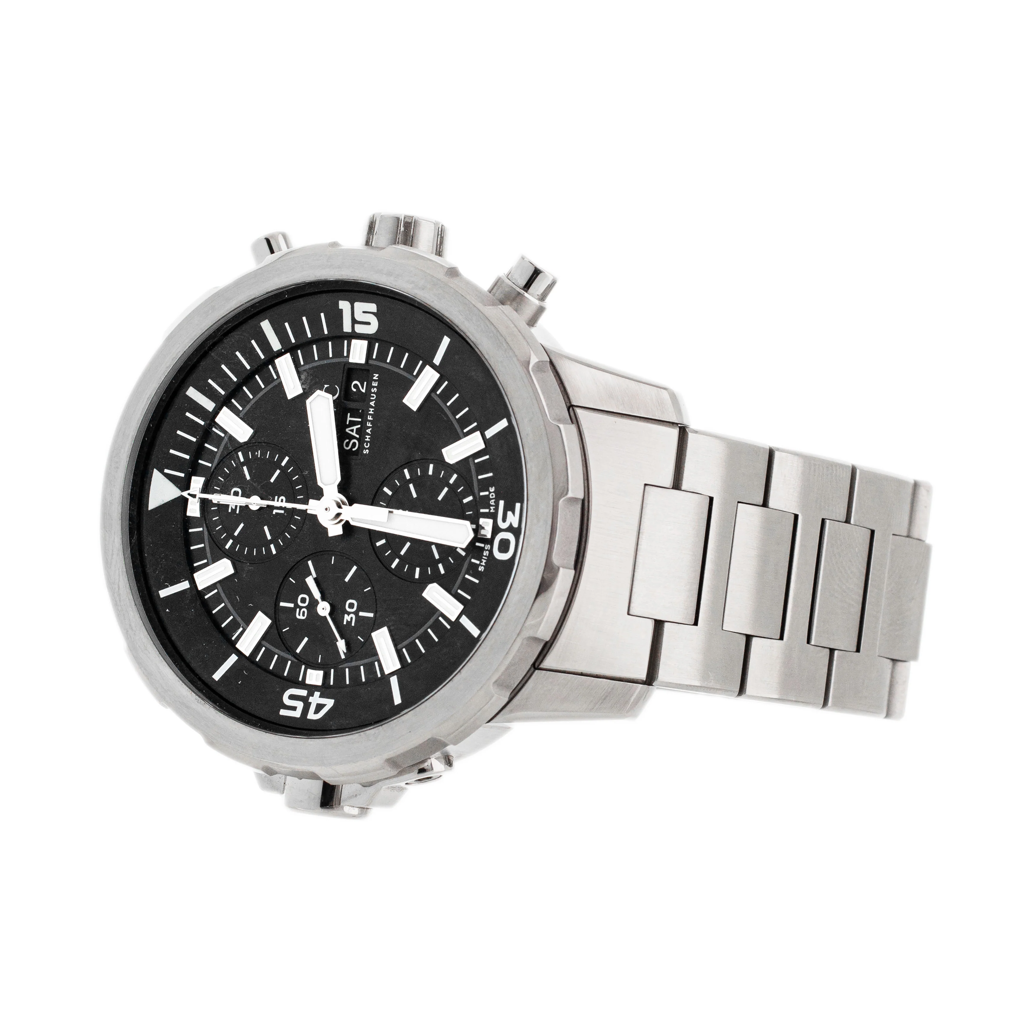 IWC Aquatimer Chronograph Stainless Steel Black Dial 44mm IW376804 - Image 3