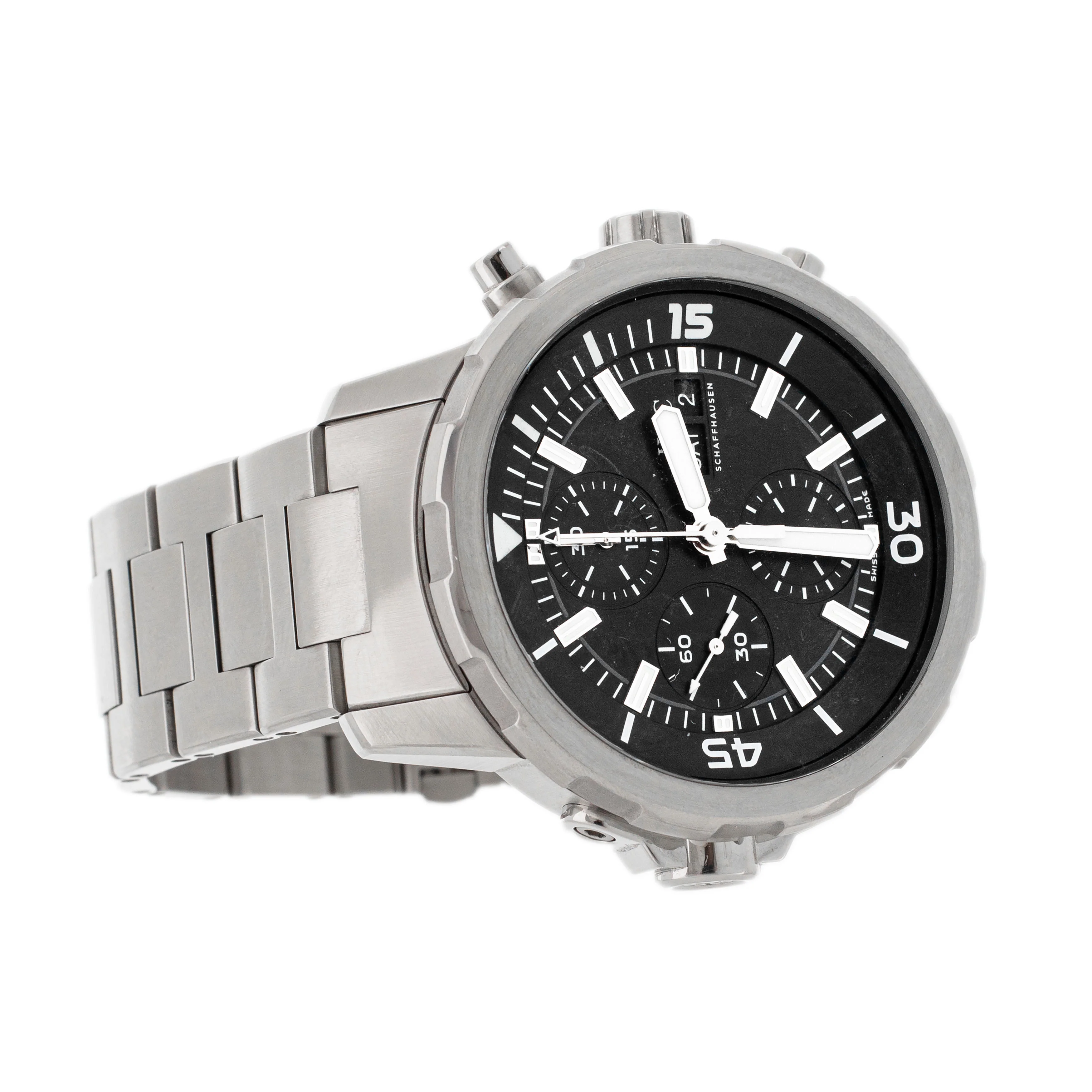 IWC Aquatimer Chronograph Stainless Steel Black Dial 44mm IW376804 - Image 4