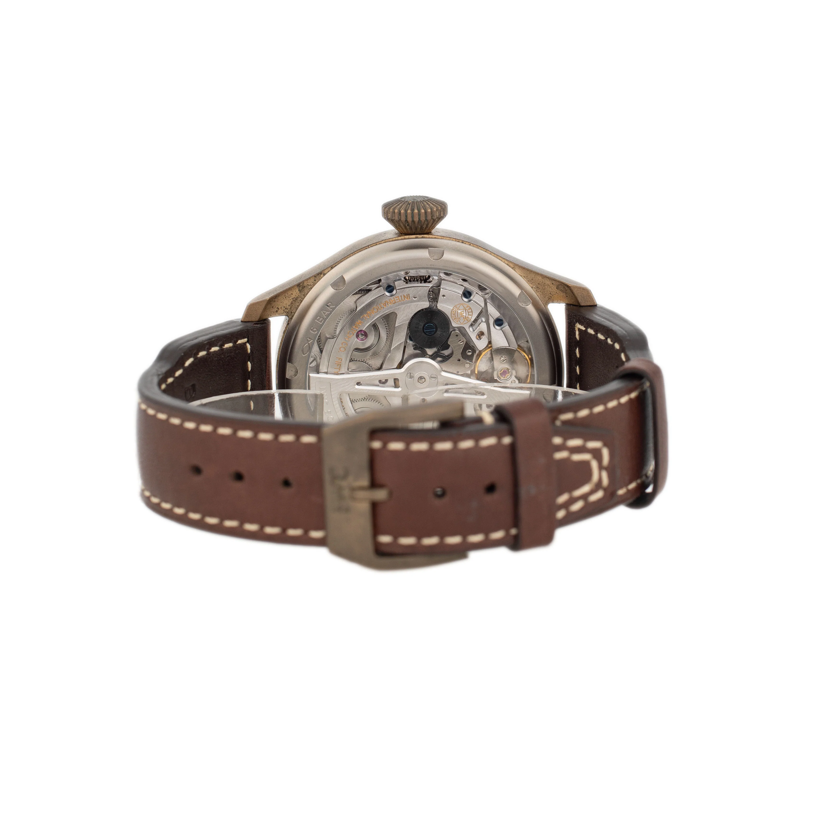 IWC Big Pilot Perpetual Calendar Spitfire Bronze Green Dial 46.2mm IW503601 Full Set - Image 5