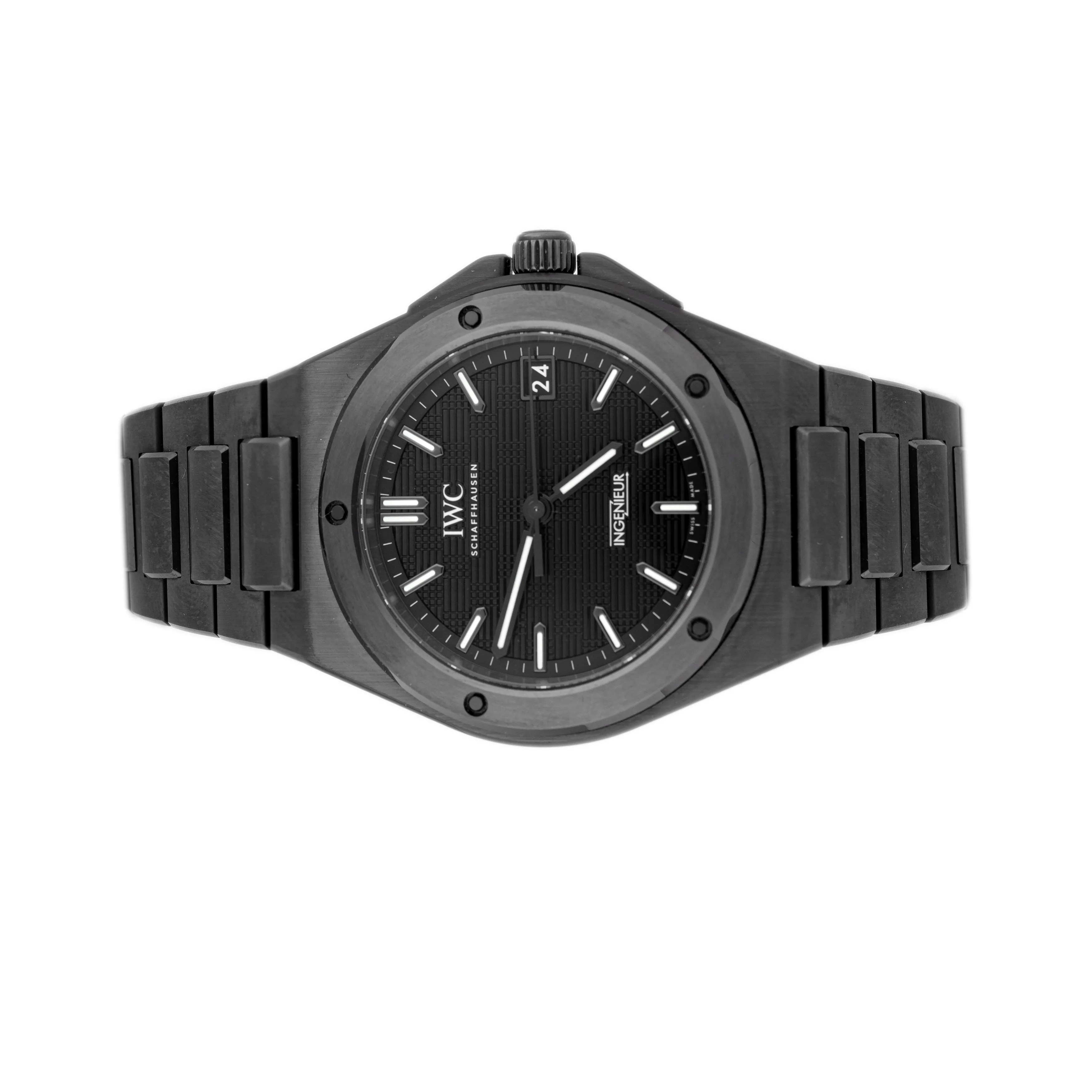 IWC Ingenieur Automatic 42 Ceramic Black Dial 42mm IW338903 Full Set - Image 2