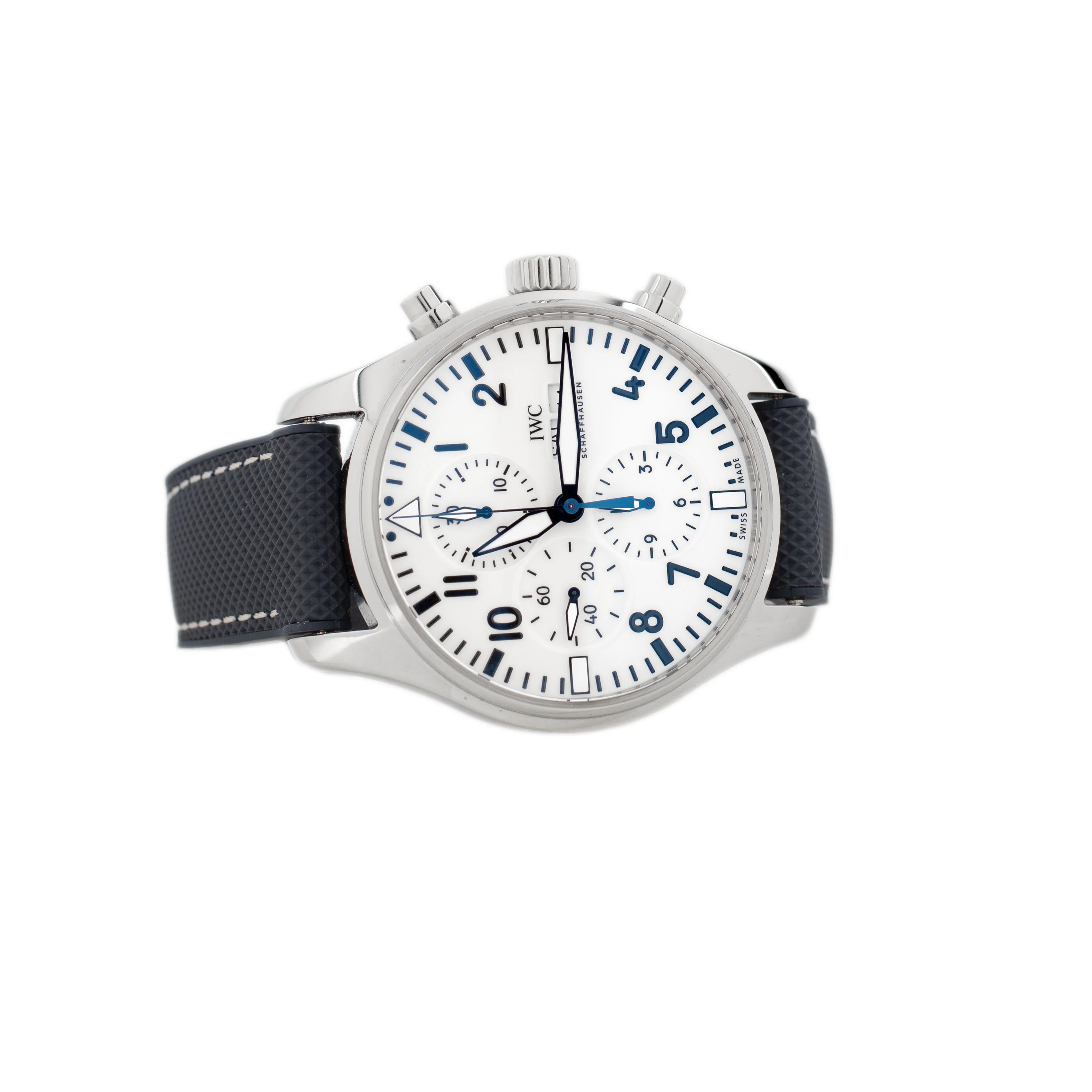 IWC Pilot's Watch Chronograph 150 Years Stainless Steel White Dial 43mm IW377725 - Image 4