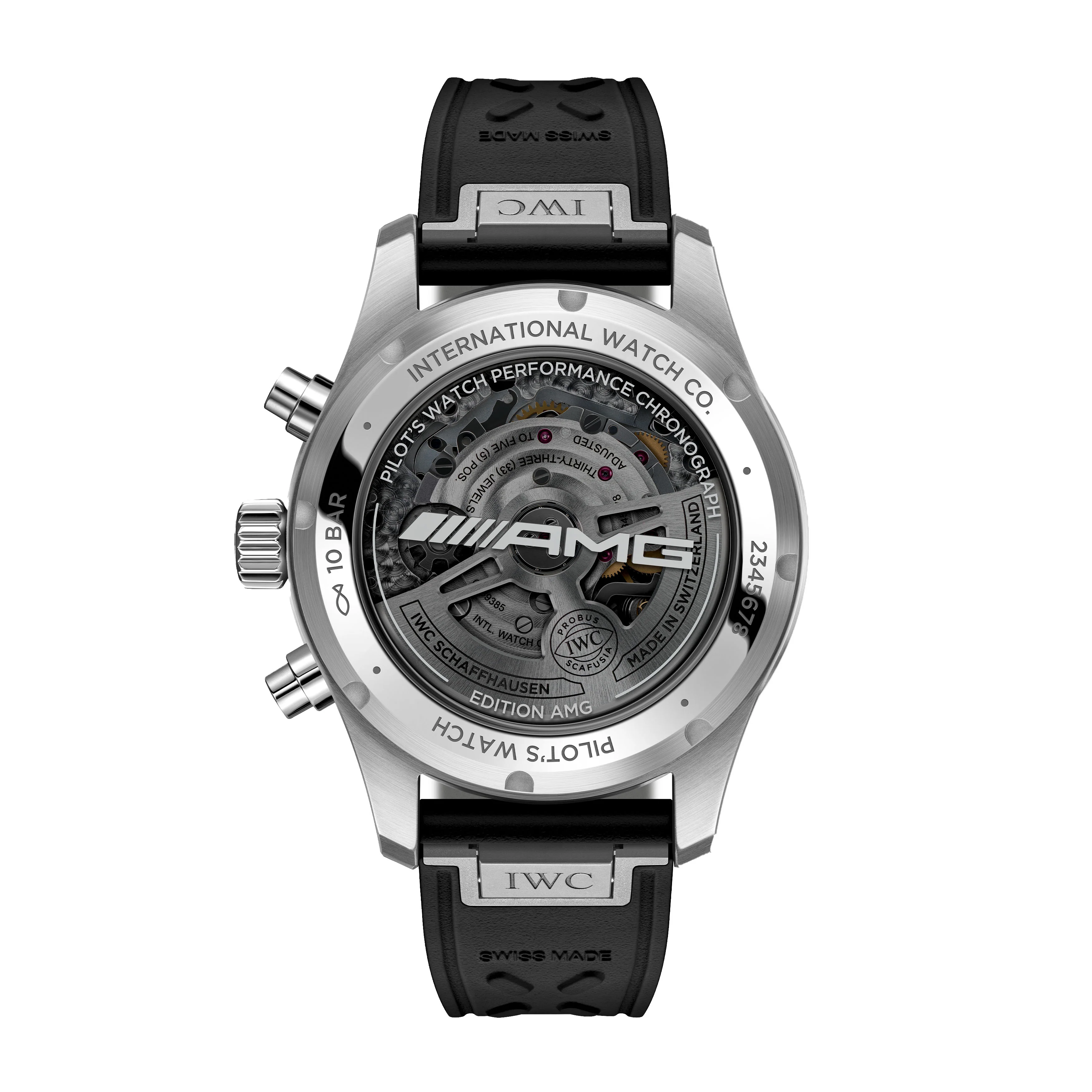 IWC Pilot's Watch Performance Chronograph 41 AMG Watch, 41mm Black Dial, IW388305 - Image 2