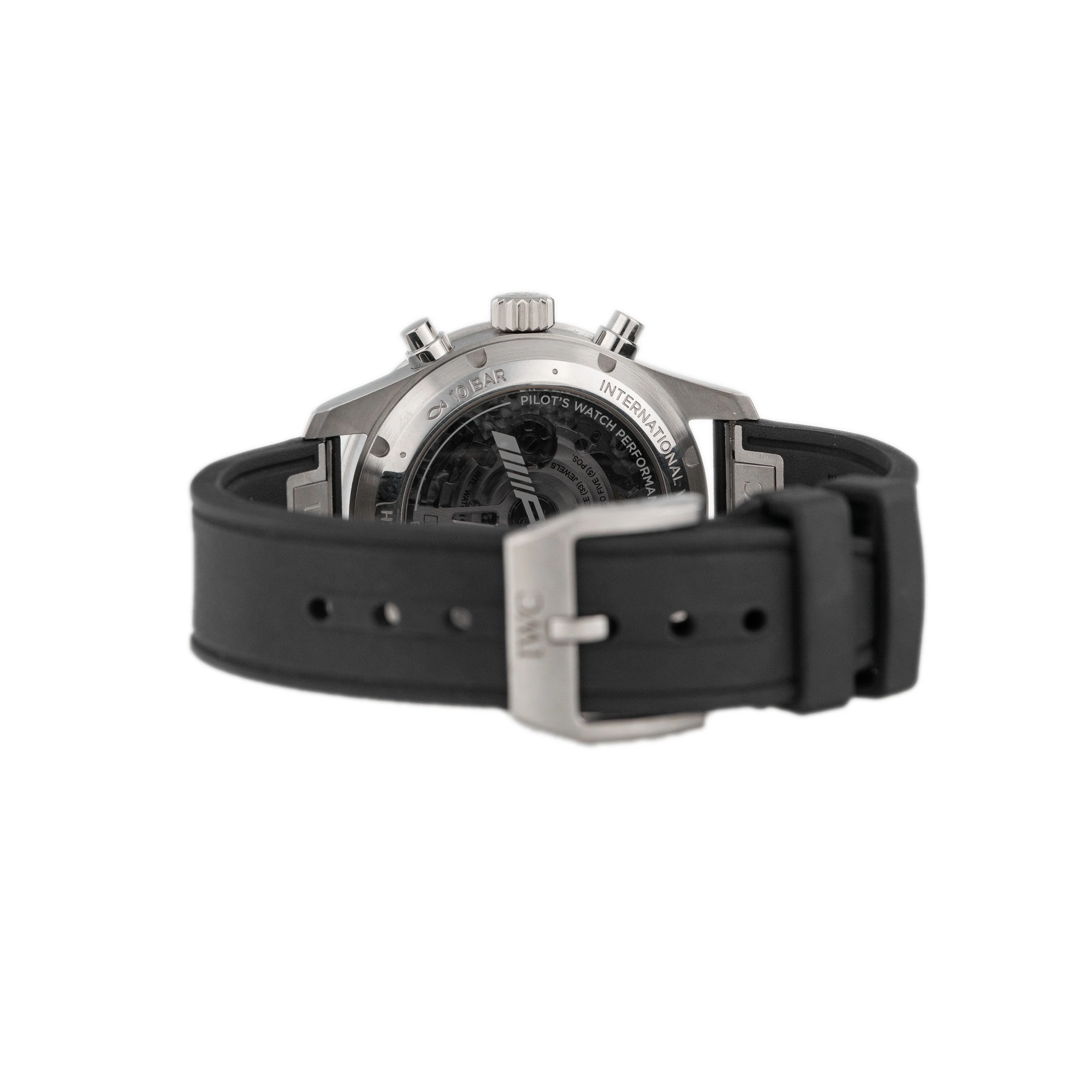 IWC Pilot's Watch Performance Chronograph AMG Titanium Black Dial 41mm IW388305 Full Set - Image 5