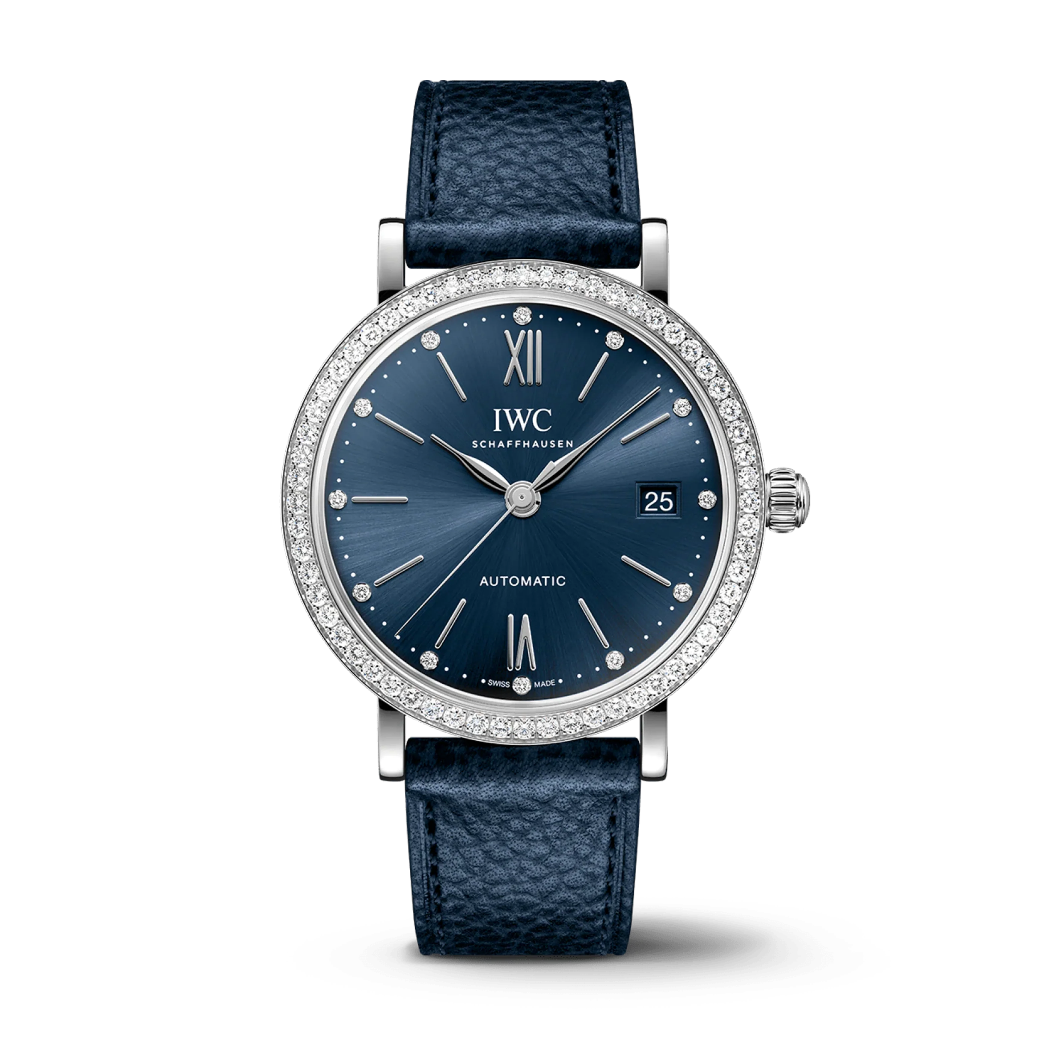 IWC Portofino Automatic 37 Watch, 37mm Blue Dial, IW658602