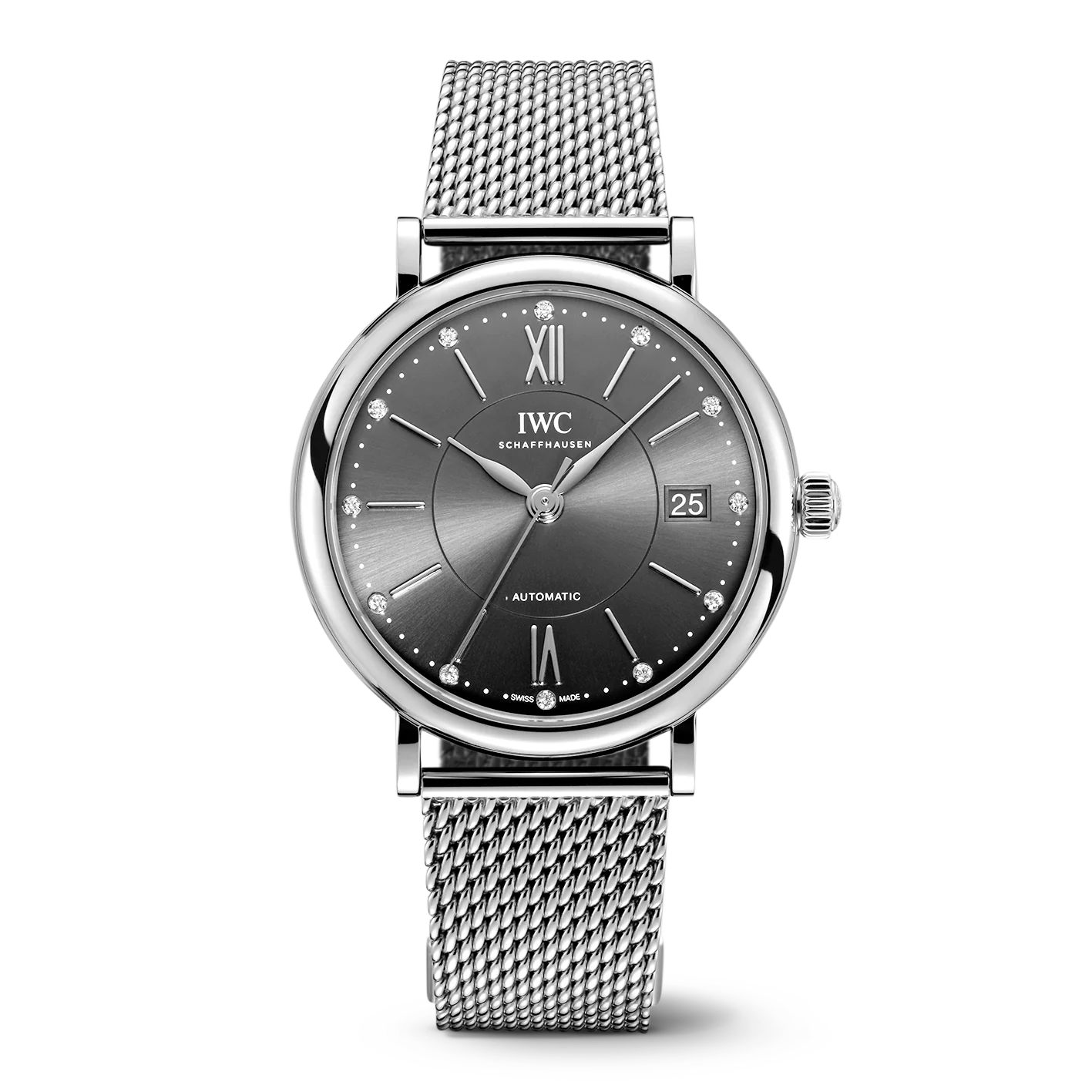 IWC Portofino Automatic 37 Watch, 37mm Grey Dial, IW458110