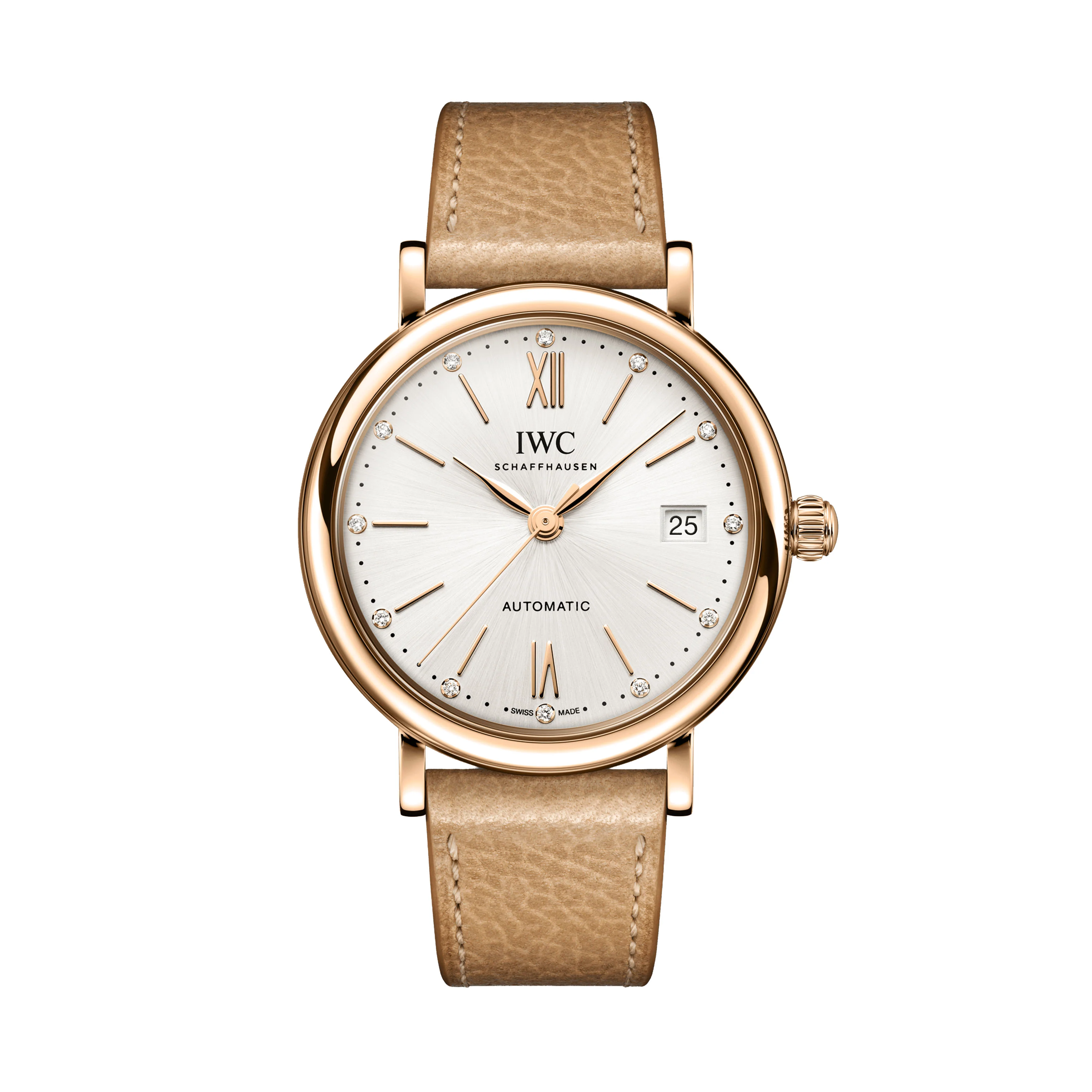 IWC Portofino Automatic 37 Watch, 37mm Silver Dial, IW458606