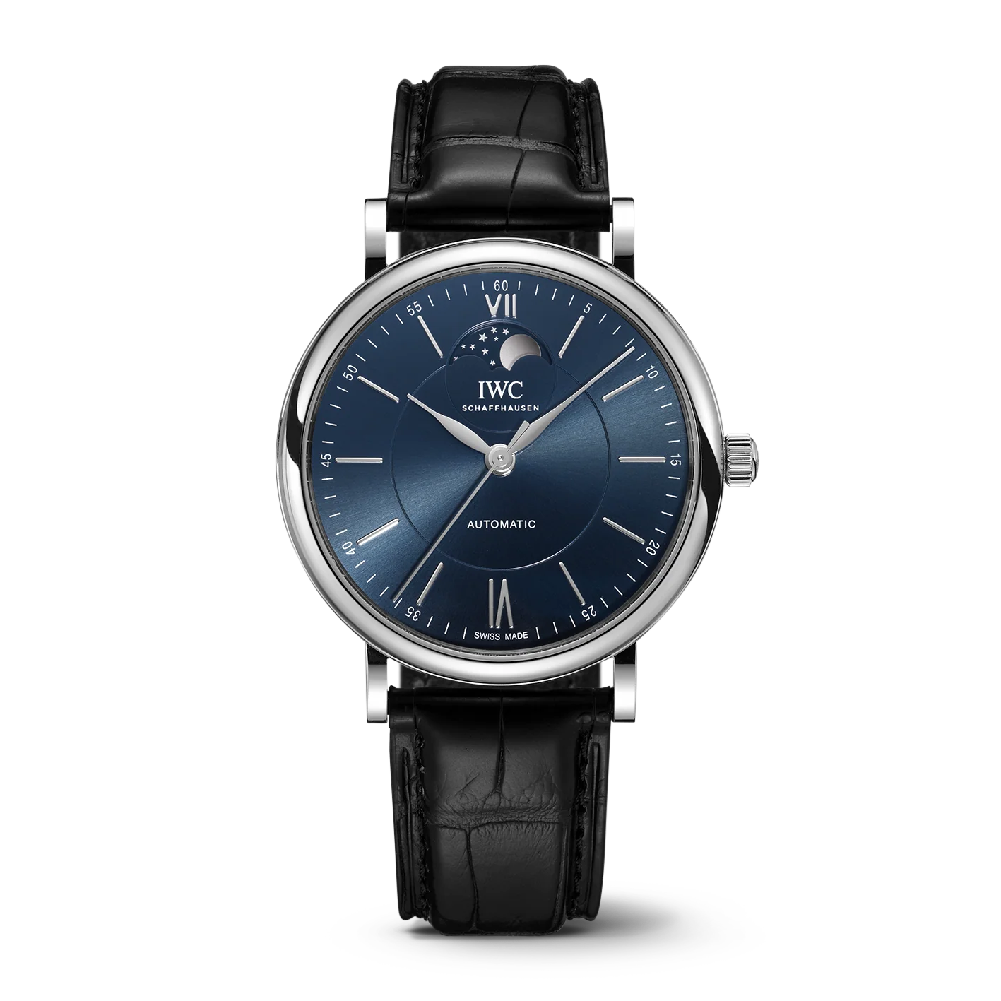 IWC Portofino Automatic Moon Phase Watch, 37mm Blue Dial, IW459402