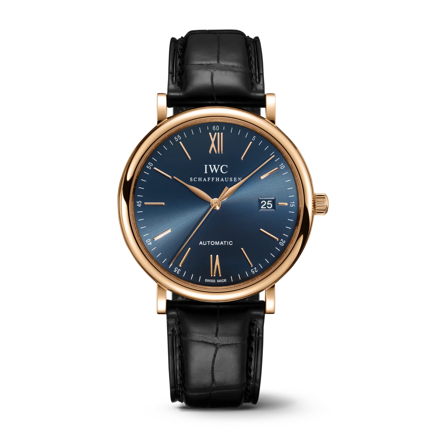 IWC Portofino Automatic Watch, 40mm Blue Dial, IW356522