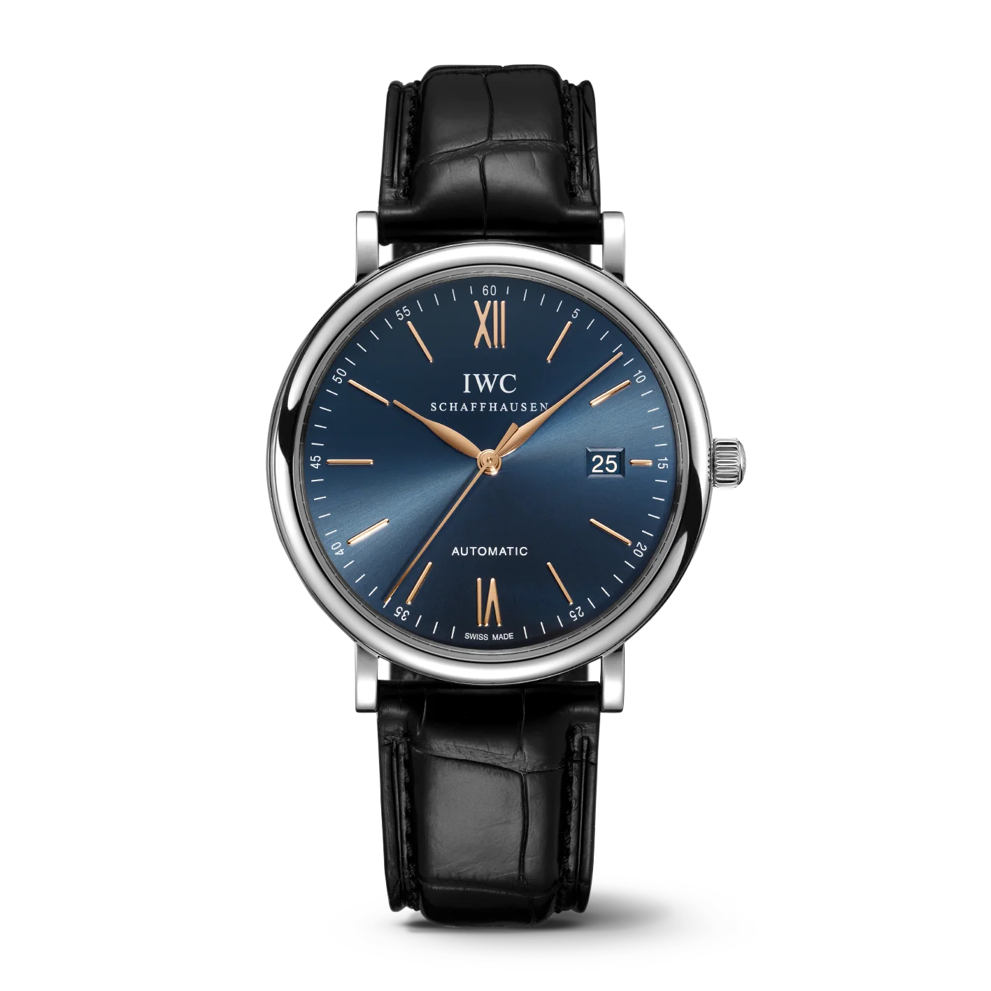 IWC Portofino Automatic Watch, 40mm Blue Dial, IW356523