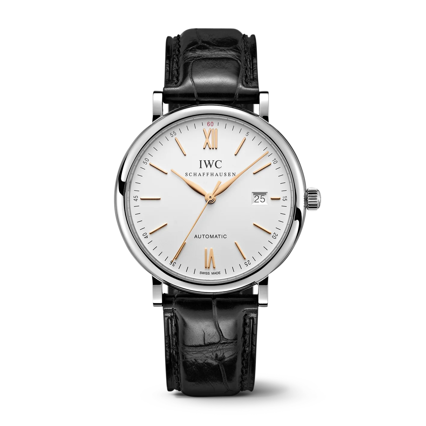 IWC Portofino Automatic Watch, 40mm White Dial, IW356517