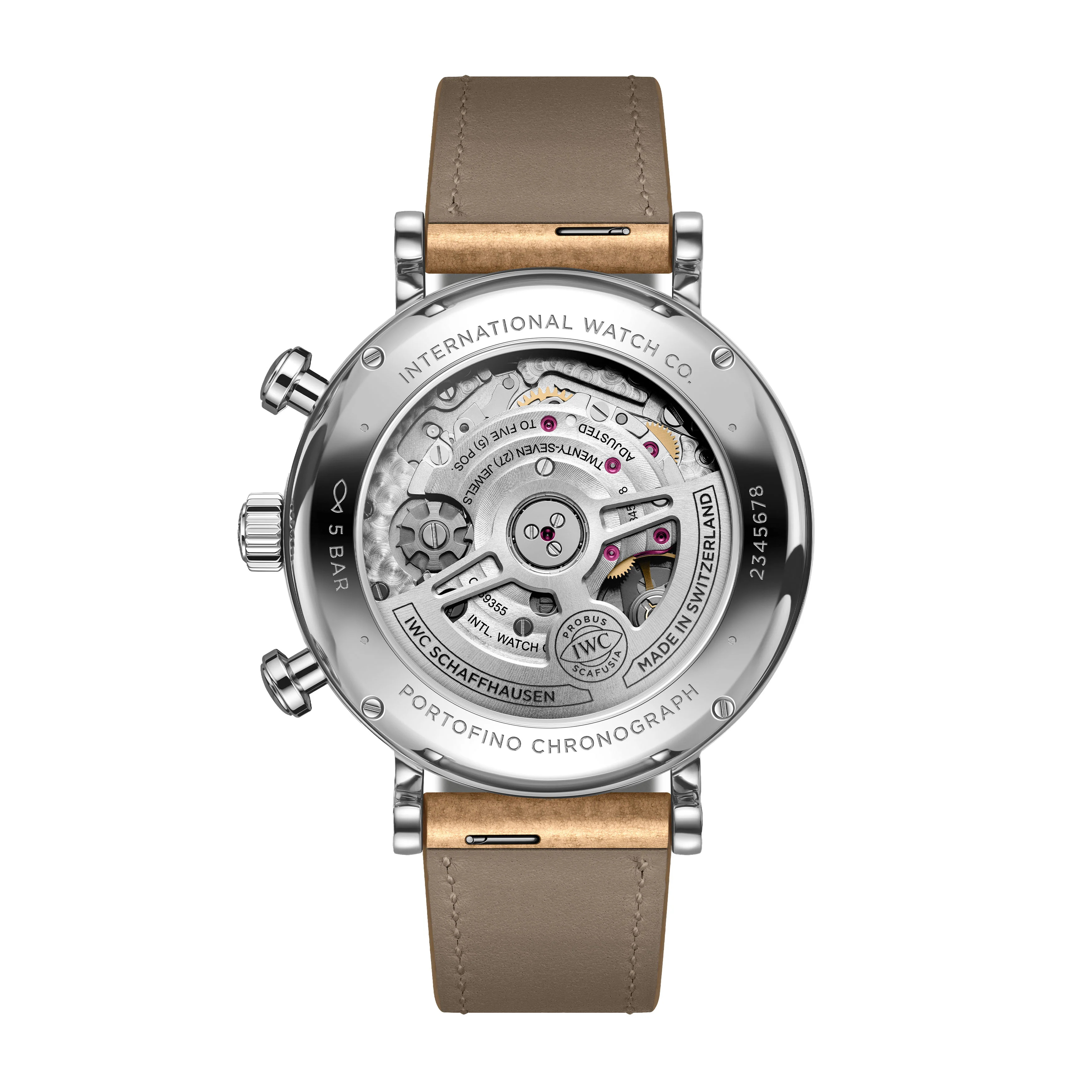 IWC Portofino Chronograph 39 Watch, 39mm White Dial, IW391502 - Image 2