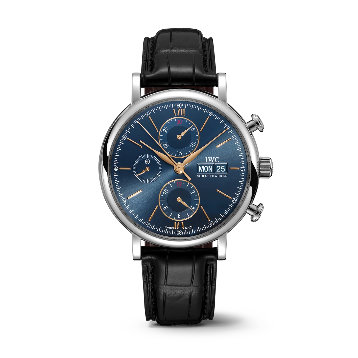 IWC Portofino Chronograph Watch, 42mm Blue Dial, IW391036