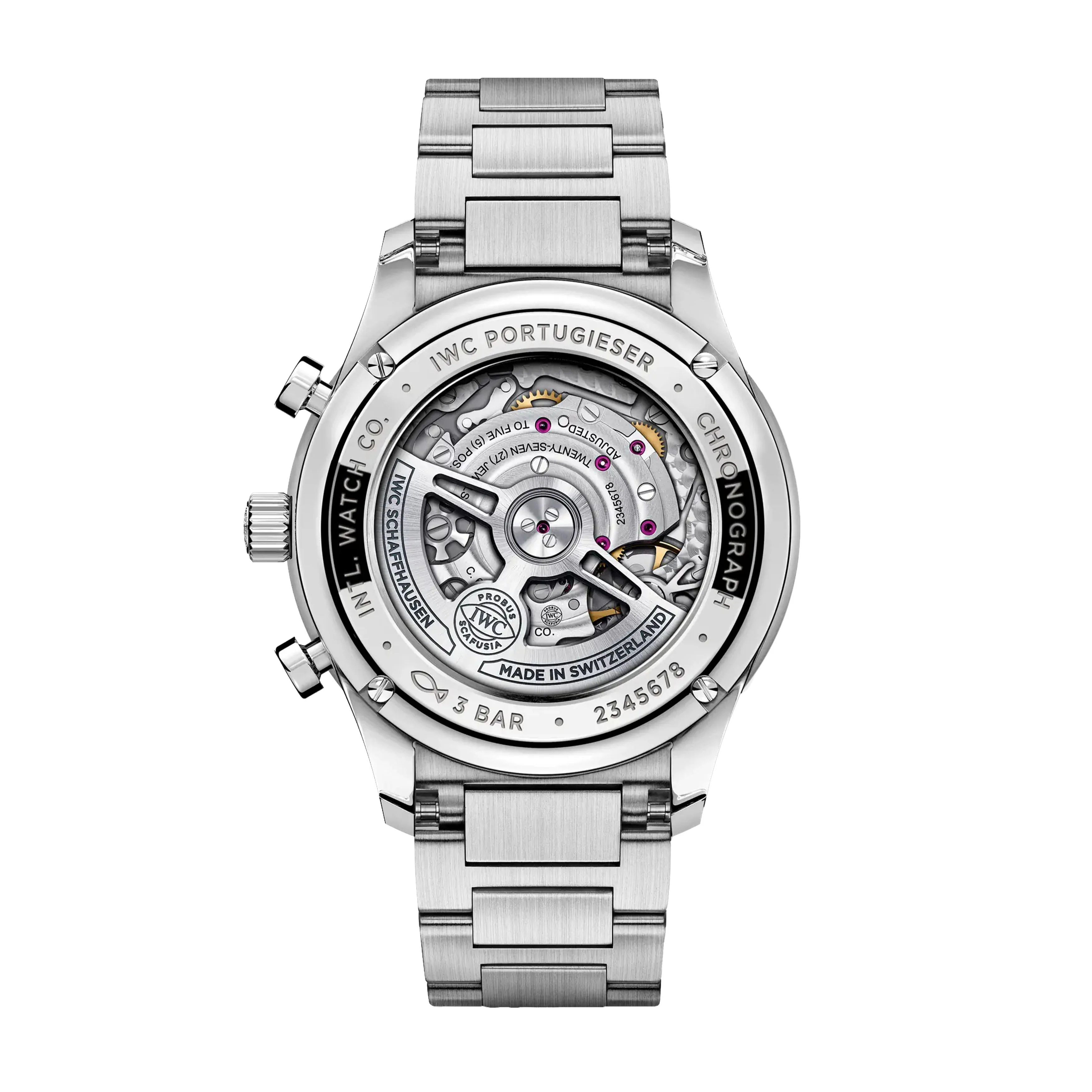 IWC Portugieser Chronograph Watch, 41mm Silver Dial, IW371617 - Image 2