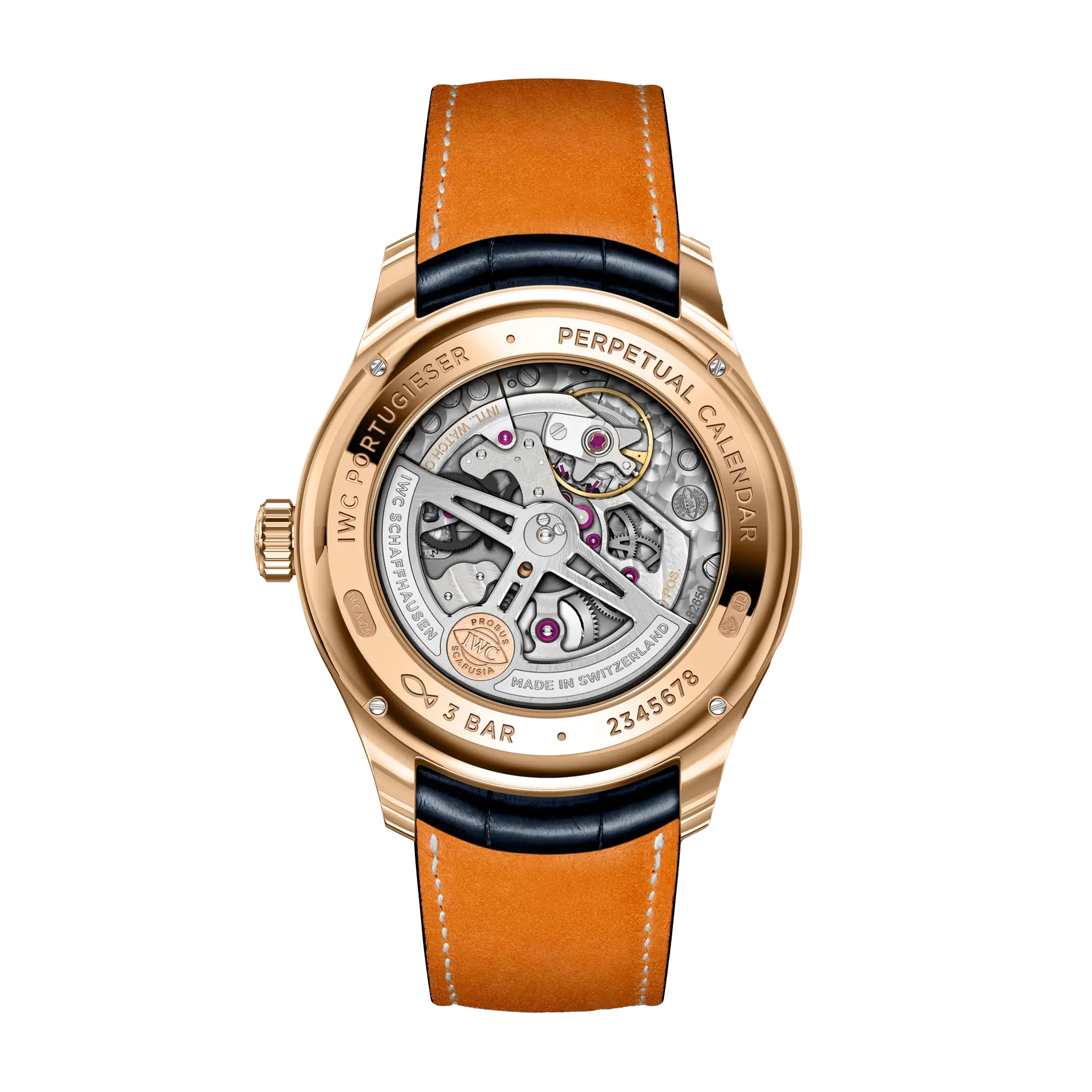 IWC Portugieser Perpetual Calendar 42 Boutique Edition Watch, 42.4mm Blue Dial, IW344205 - Image 2