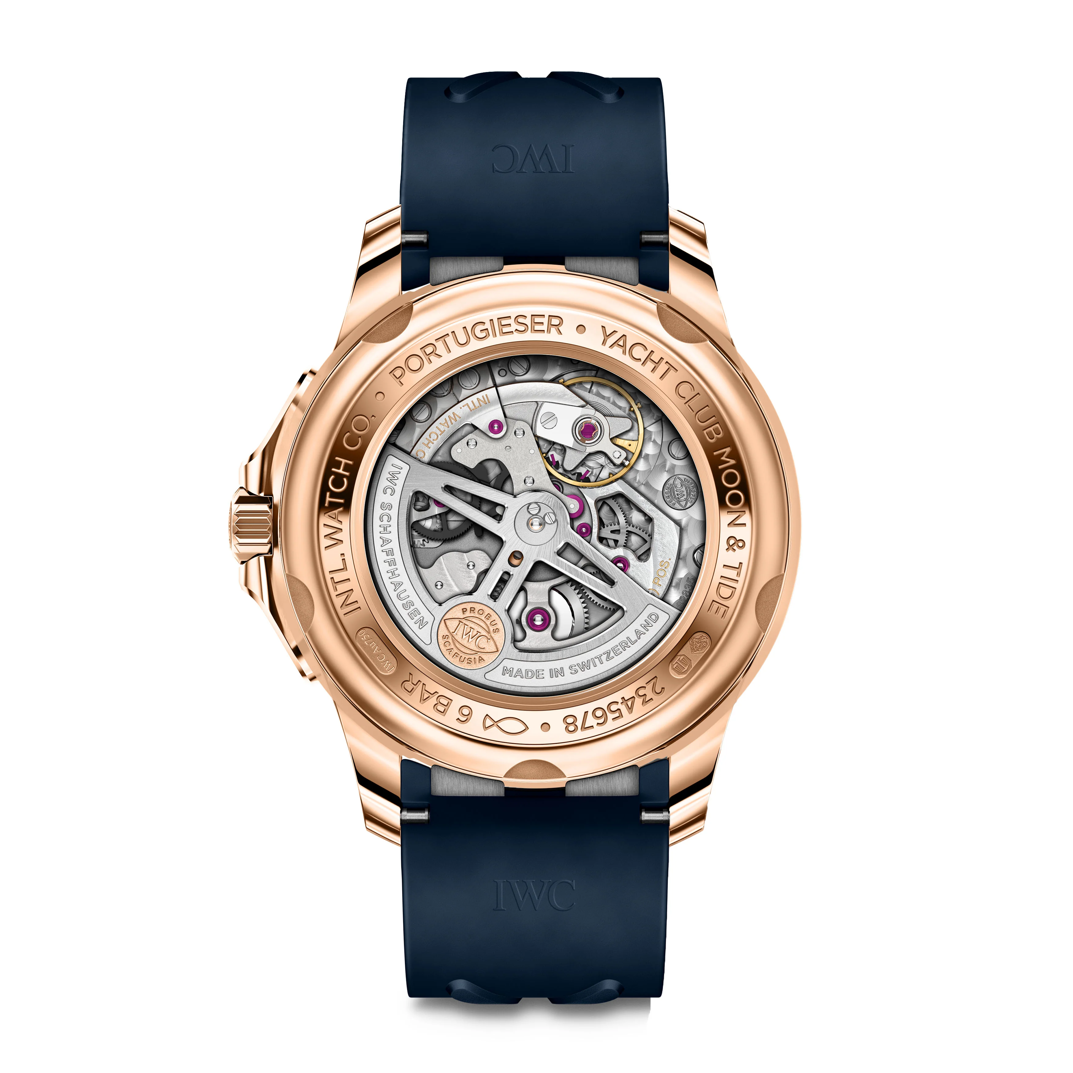IWC Portugieser Yacht Club Moon & Tide Watch, 44.6mm Blue Dial, IW344001 - Image 2