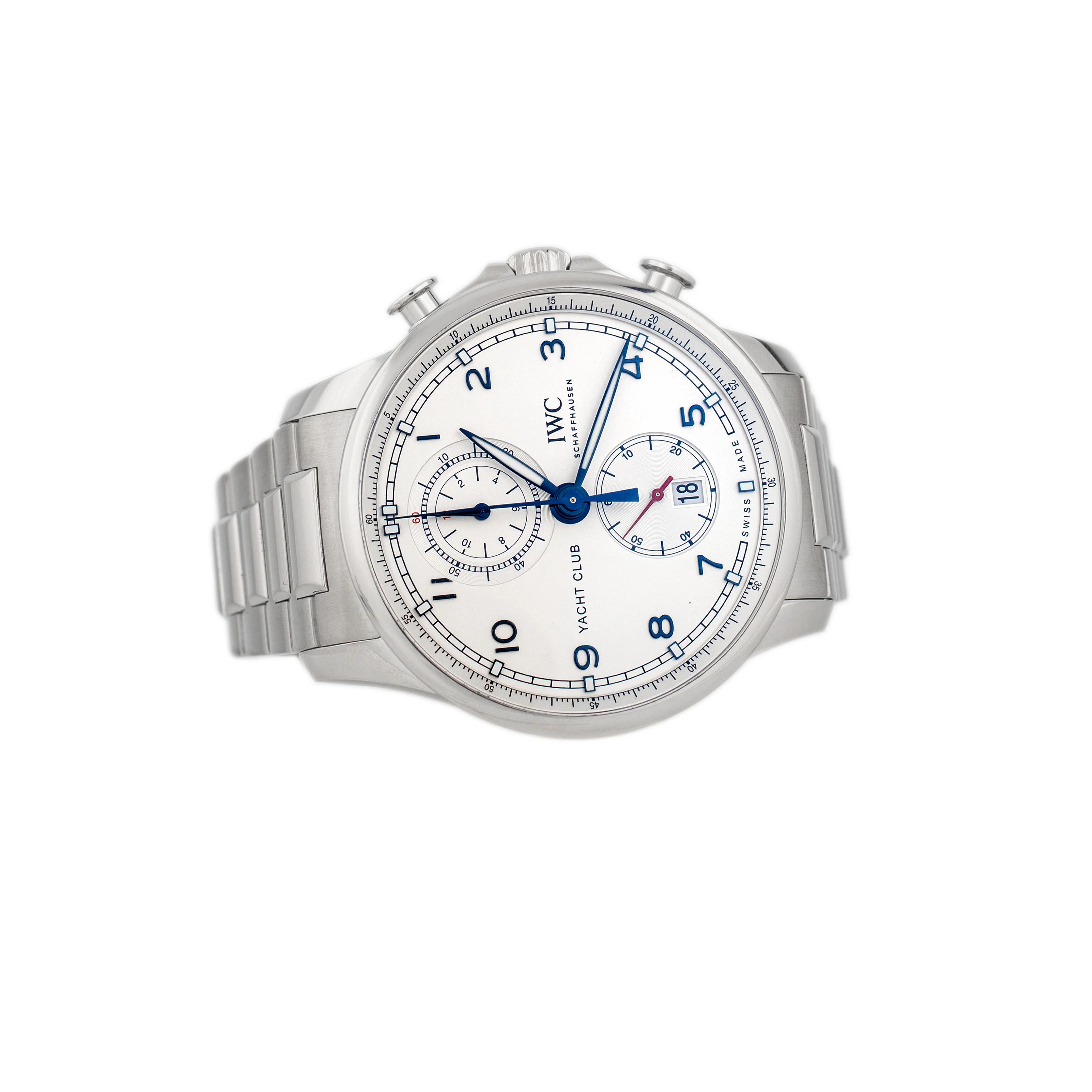 IWC Portugieser Yacht Club Stainless Steel Silver Dial 44.6mm IW390702 Full Set - Image 4