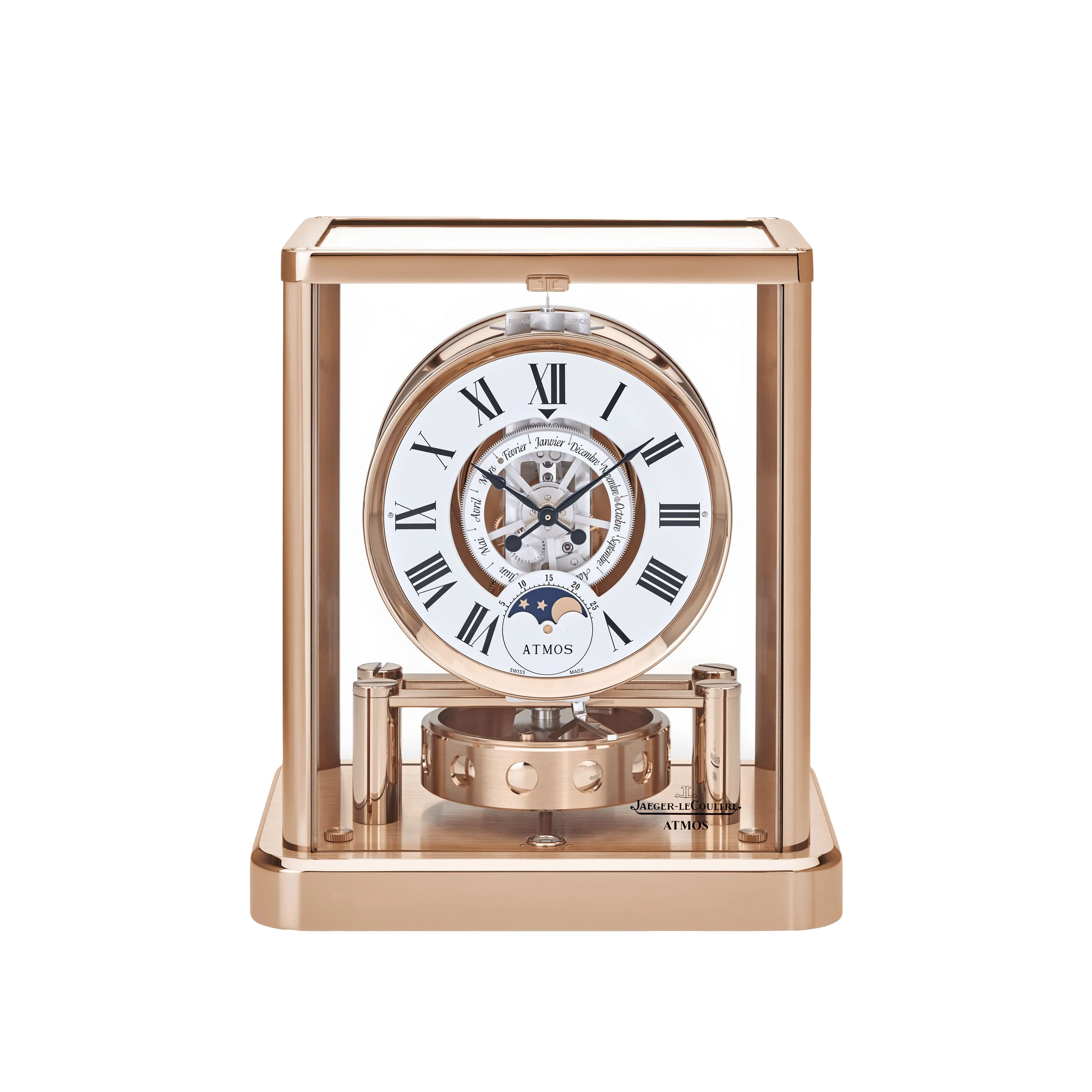 Jaeger-LeCoultre Atmos Classic Moon Clock, White Dial, Q5117201