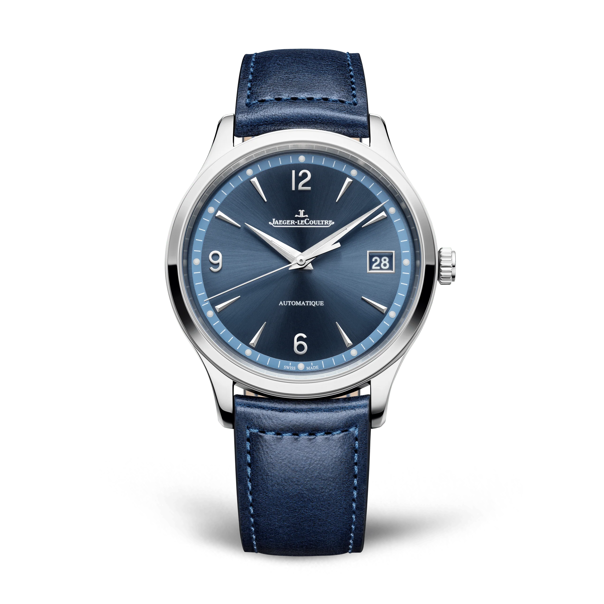 Jaeger-LeCoultre Master Control Date Watch, 40mm Blue Dial, Q4018480