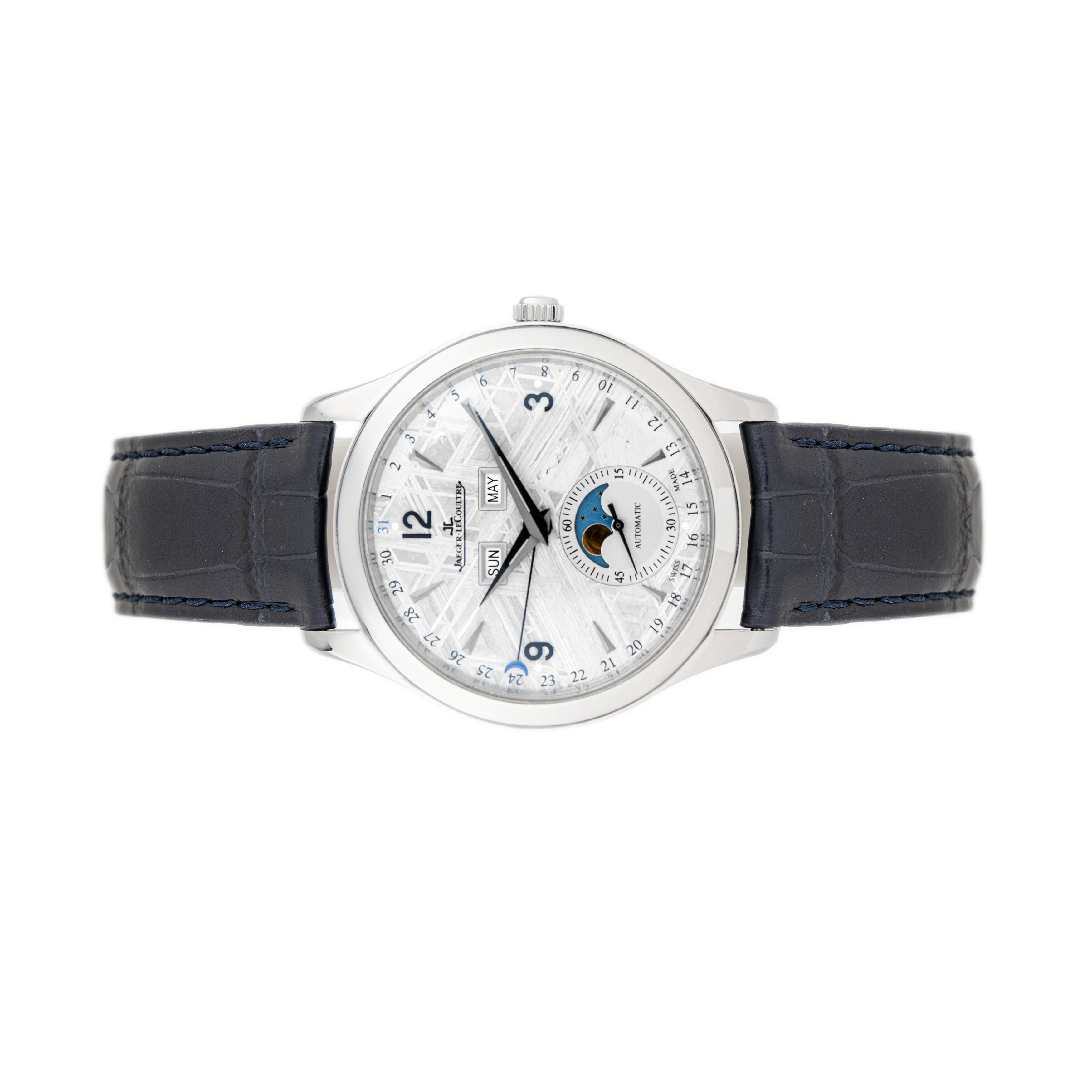 Jaeger-LeCoultre Master Control Meteorite Stainless Steel Silver Dial 39mm Q1558421 Full Set - Image 2