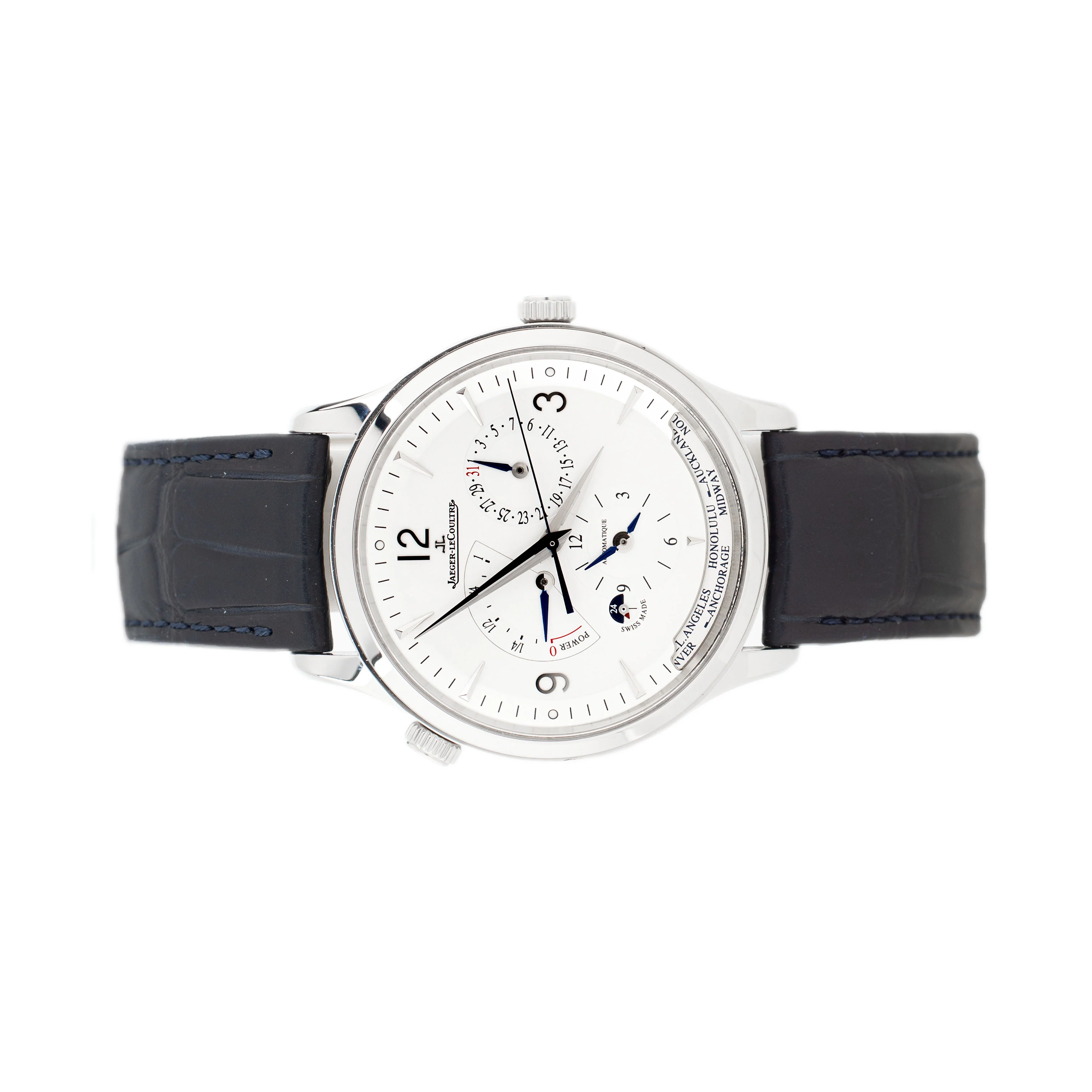 Jaeger-LeCoultre Master Geographic Stainless Steel Silver Dial 40mm Q4128420 - Image 2