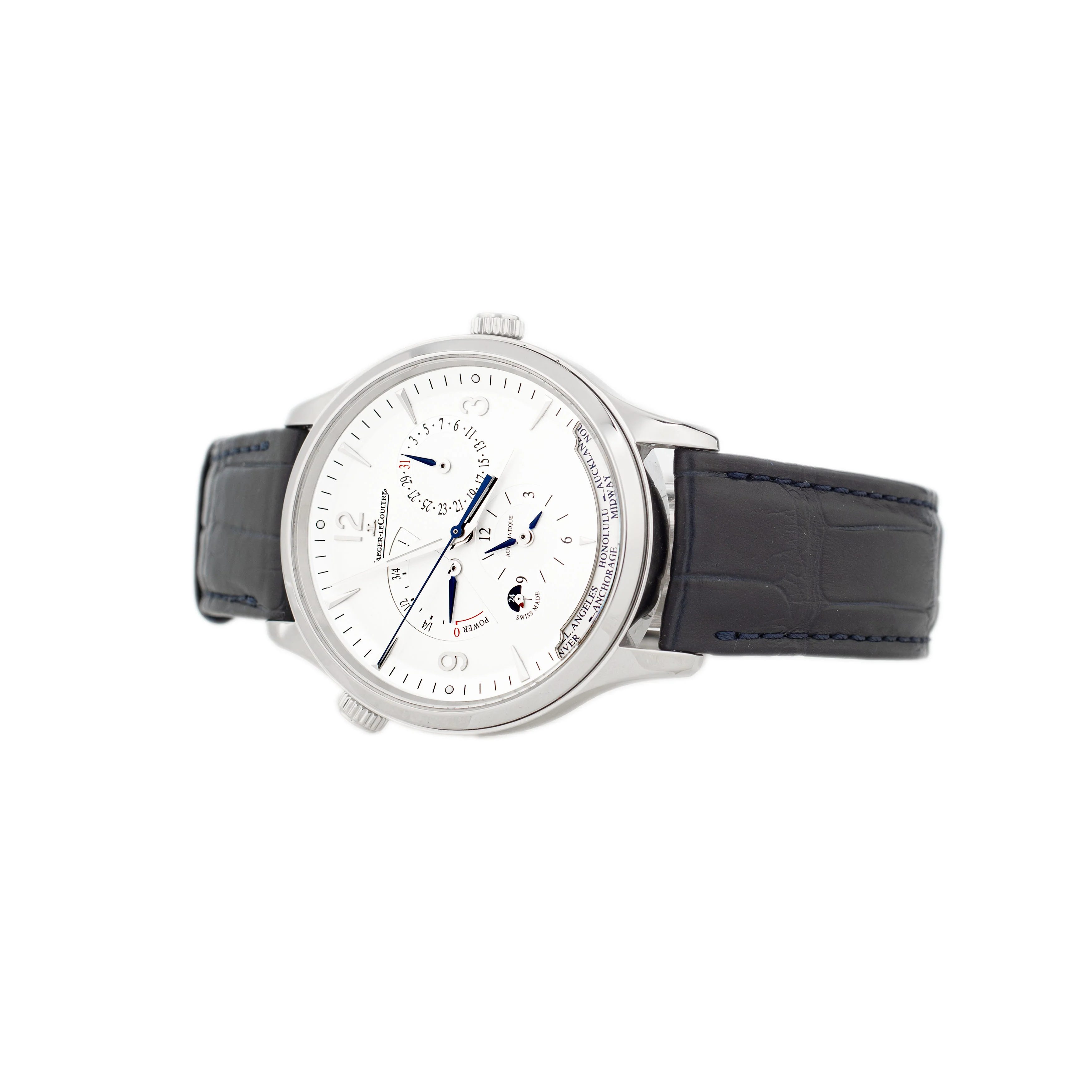 Jaeger-LeCoultre Master Geographic Stainless Steel Silver Dial 40mm Q4128420 - Image 3
