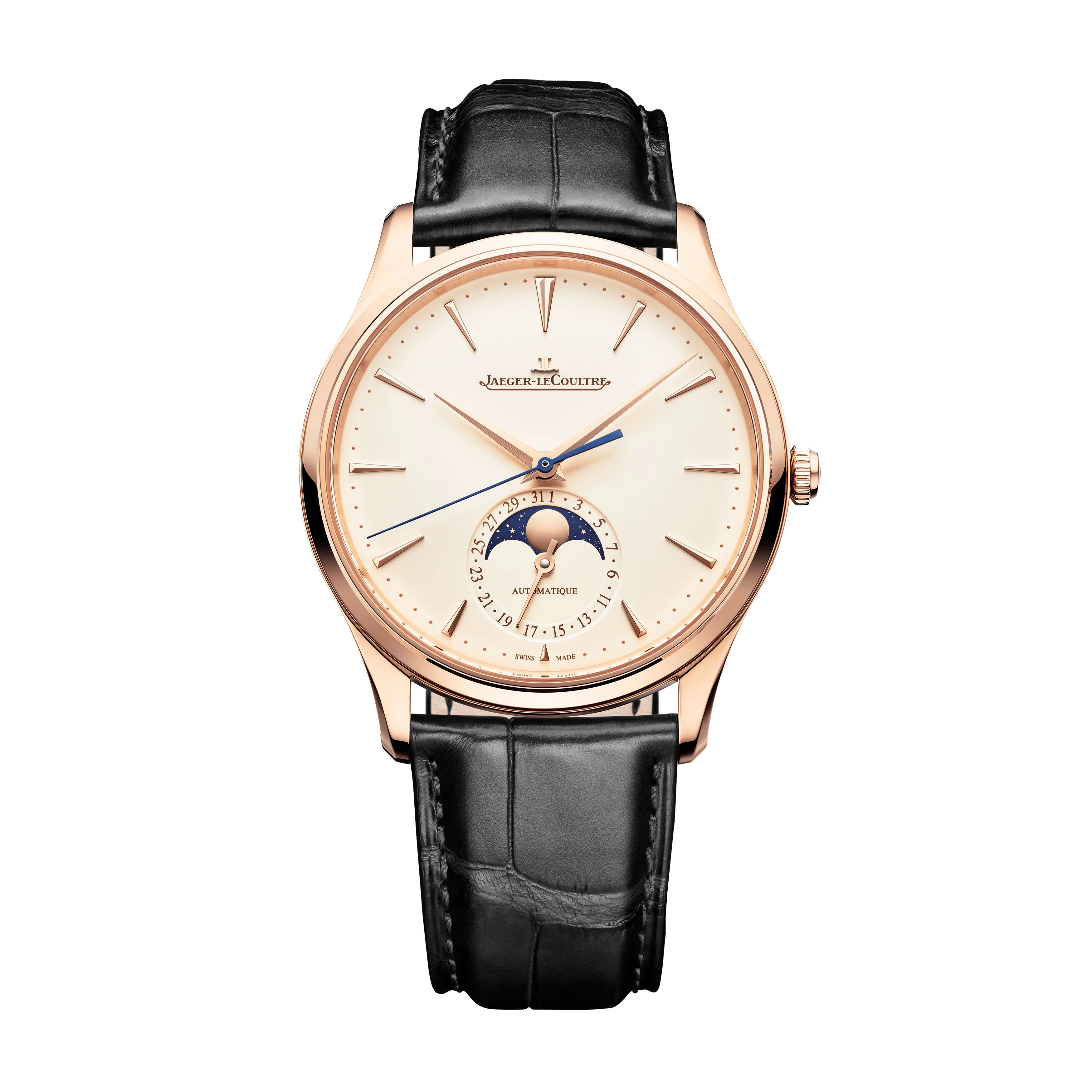 Jaeger-LeCoultre Master Ultra Thin Moon Watch, 39mm Cream Dial, Q1362511
