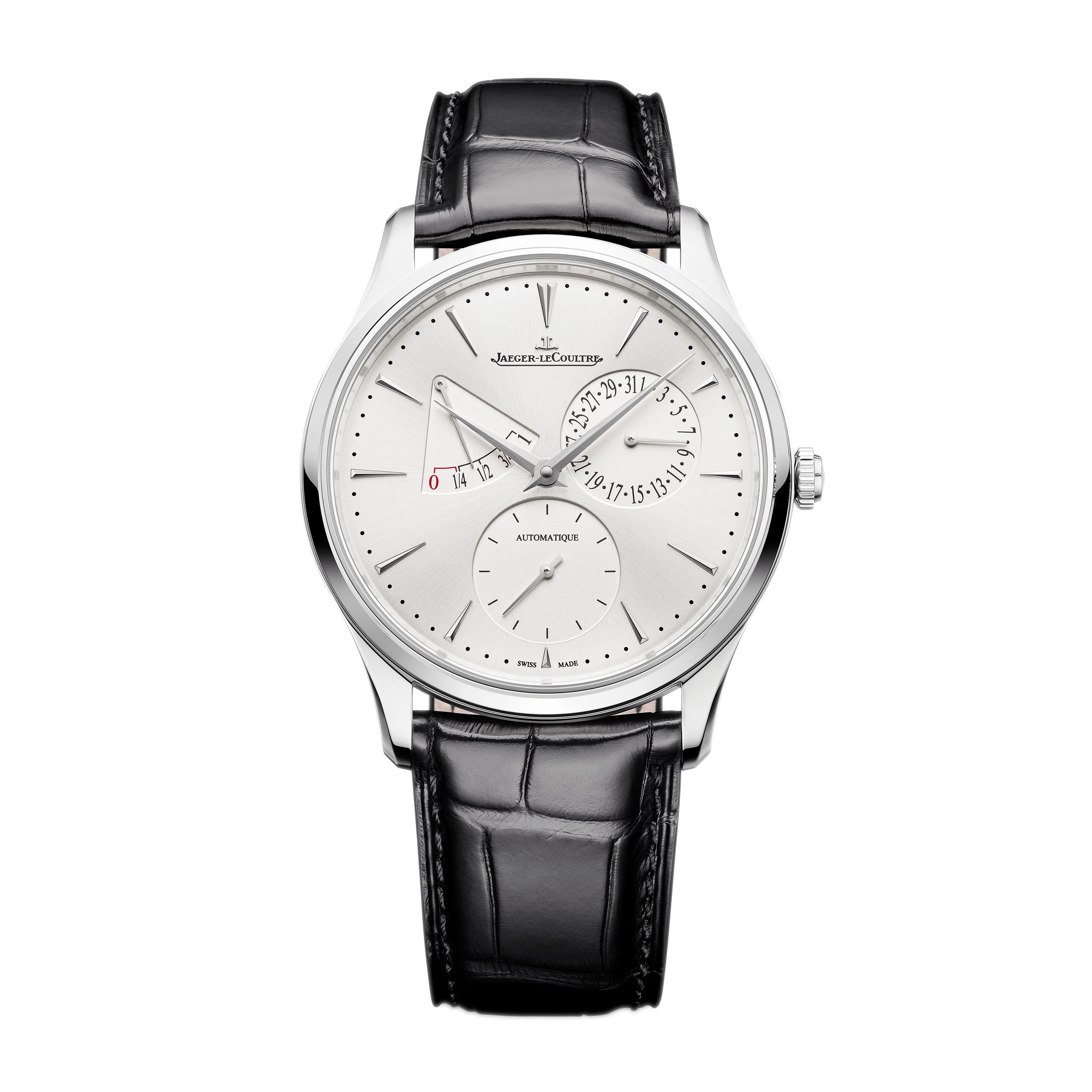 Jaeger-LeCoultre Master Ultra Thin Power Reserve Watch, 39mm Silver Dial, Q1378421