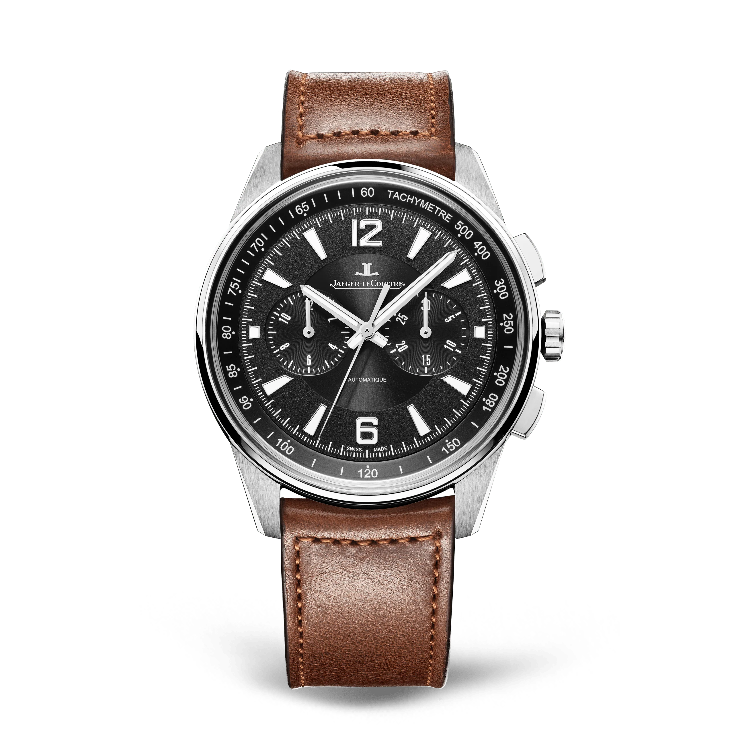 Jaeger-LeCoultre Polaris Chronograph Watch, 42mm Black Dial, Q9028471