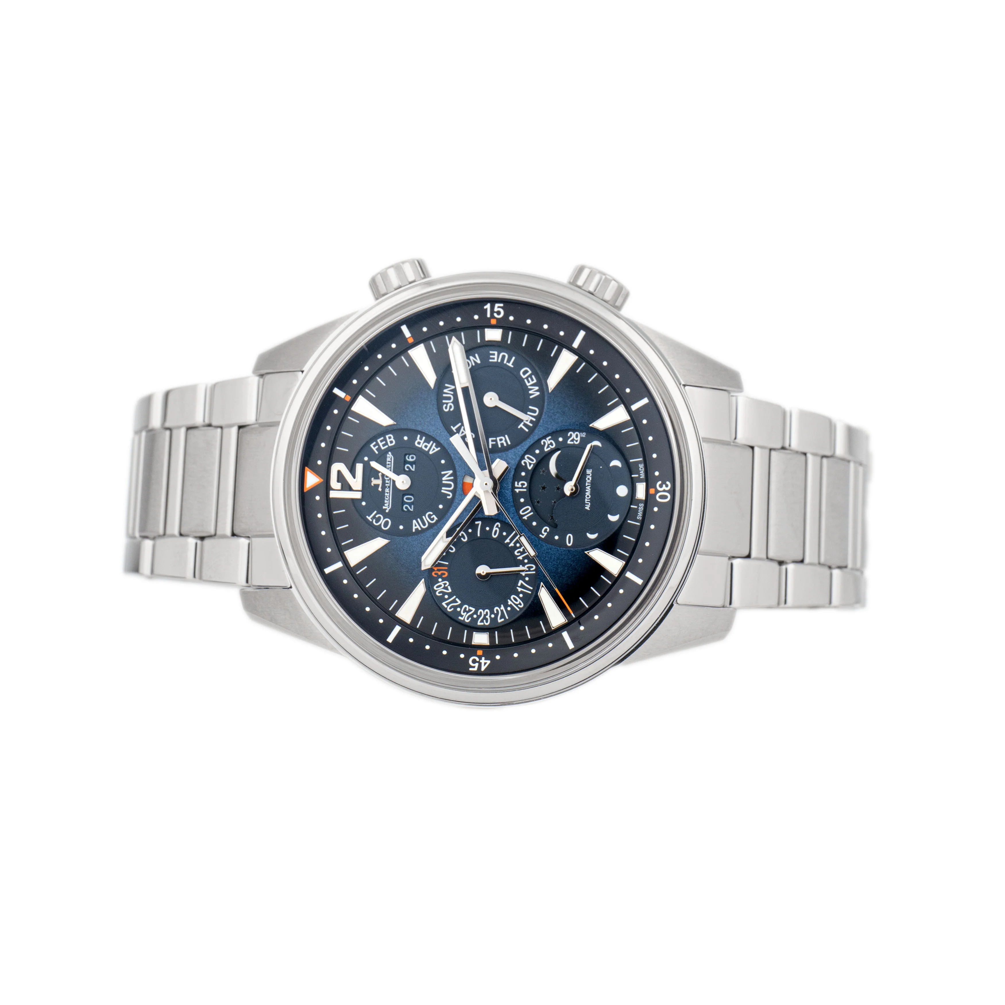 Jaeger-LeCoultre Polaris Perpetual Calendar Stainless Steel Blue Dial 42mm Q9088180 Full Set - Image 3