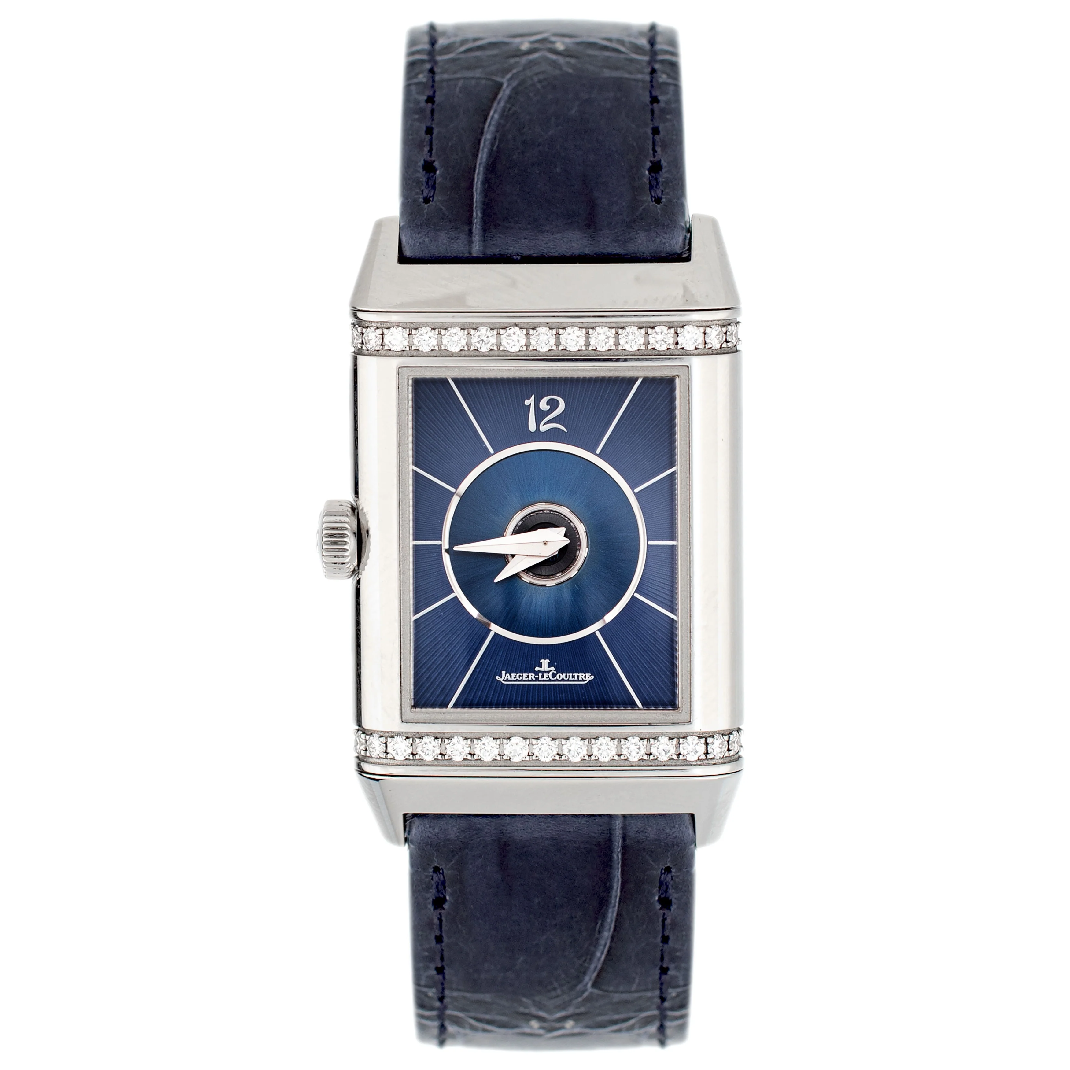 Jaeger-LeCoultre Reverso Classic Duetto Stainless Steel Silver & Blue Dial 40x24.4mm Q2578480 - Image 2