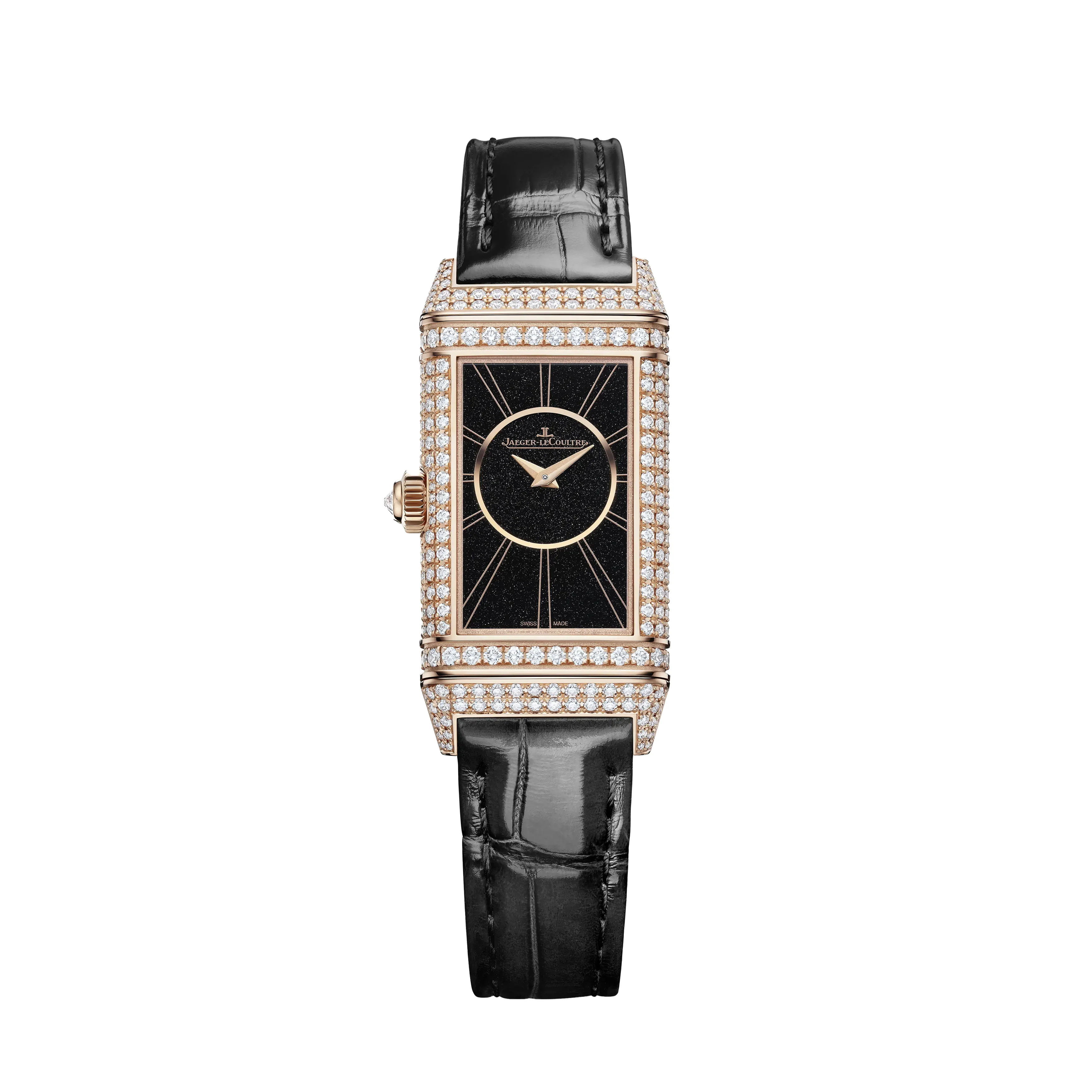 Jaeger-LeCoultre Reverso One Duetto Jewellery Watch, 40x20mm Black Dial, Q336247J - Image 2