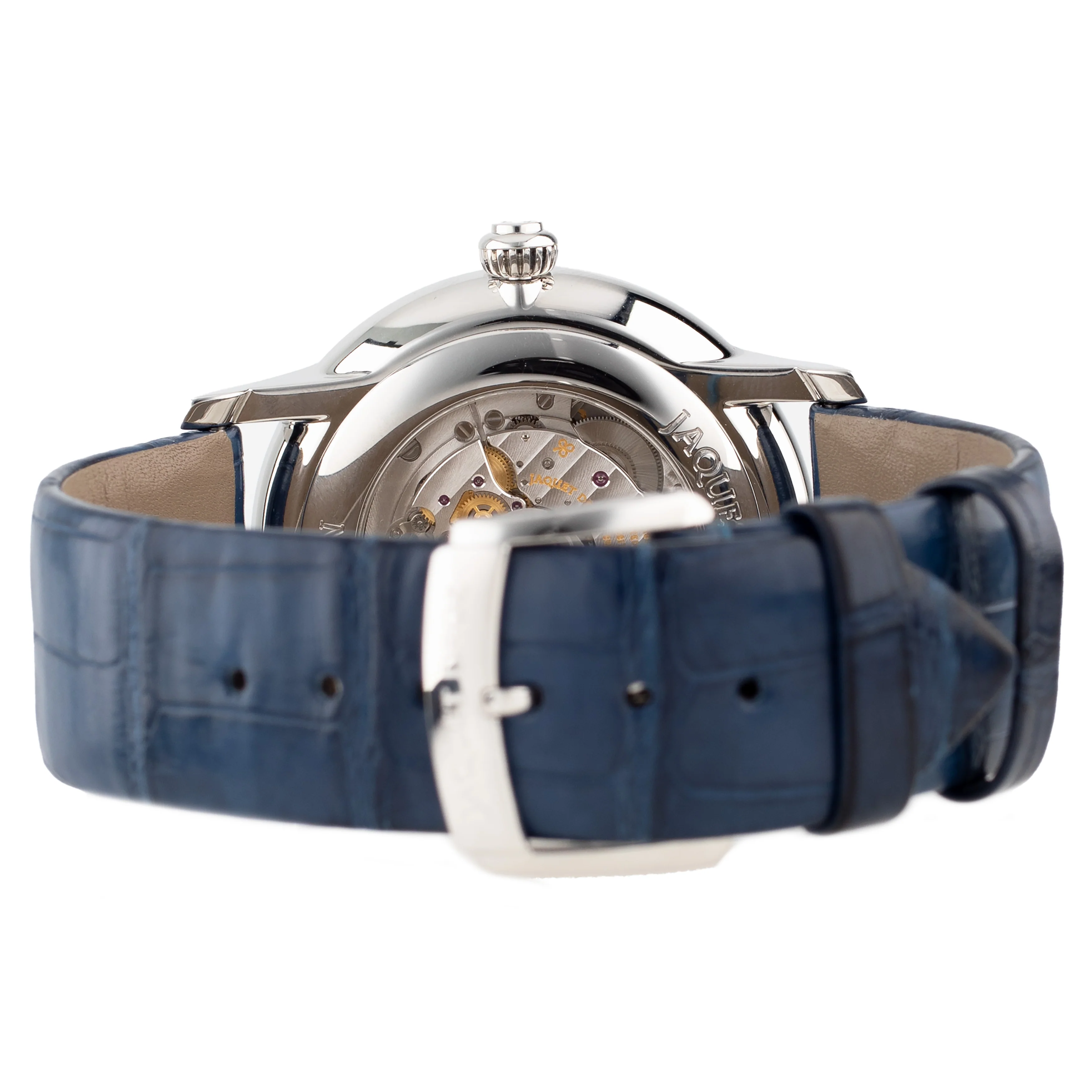 Jaquet Droz Grande Seconde Quantieme Cotes De Geneve Stainless Steel Blue Dial 43mm J007030245 - Image 5
