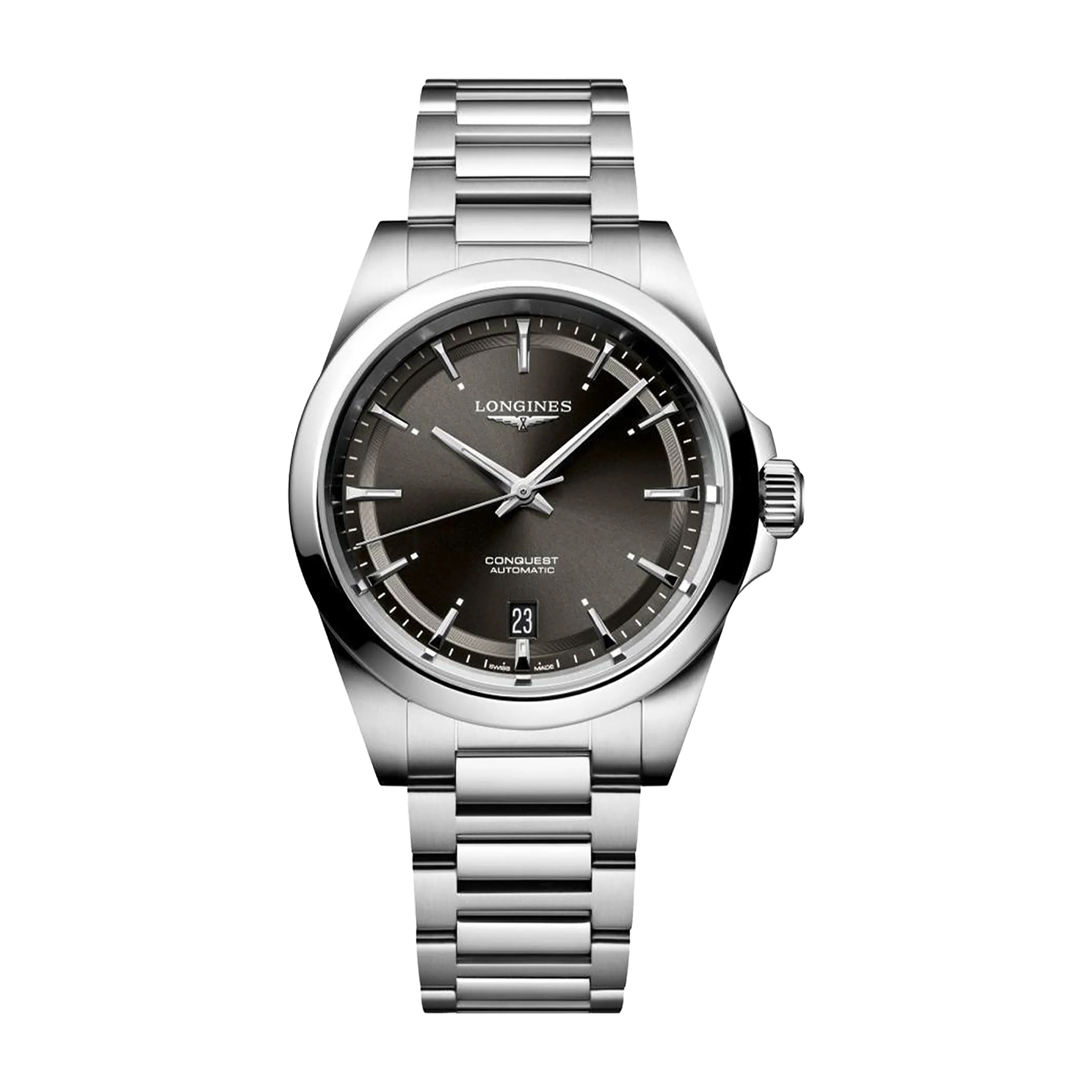 Longines Conquest Watch, 38mm Black Dial, L3.720.4.52.6