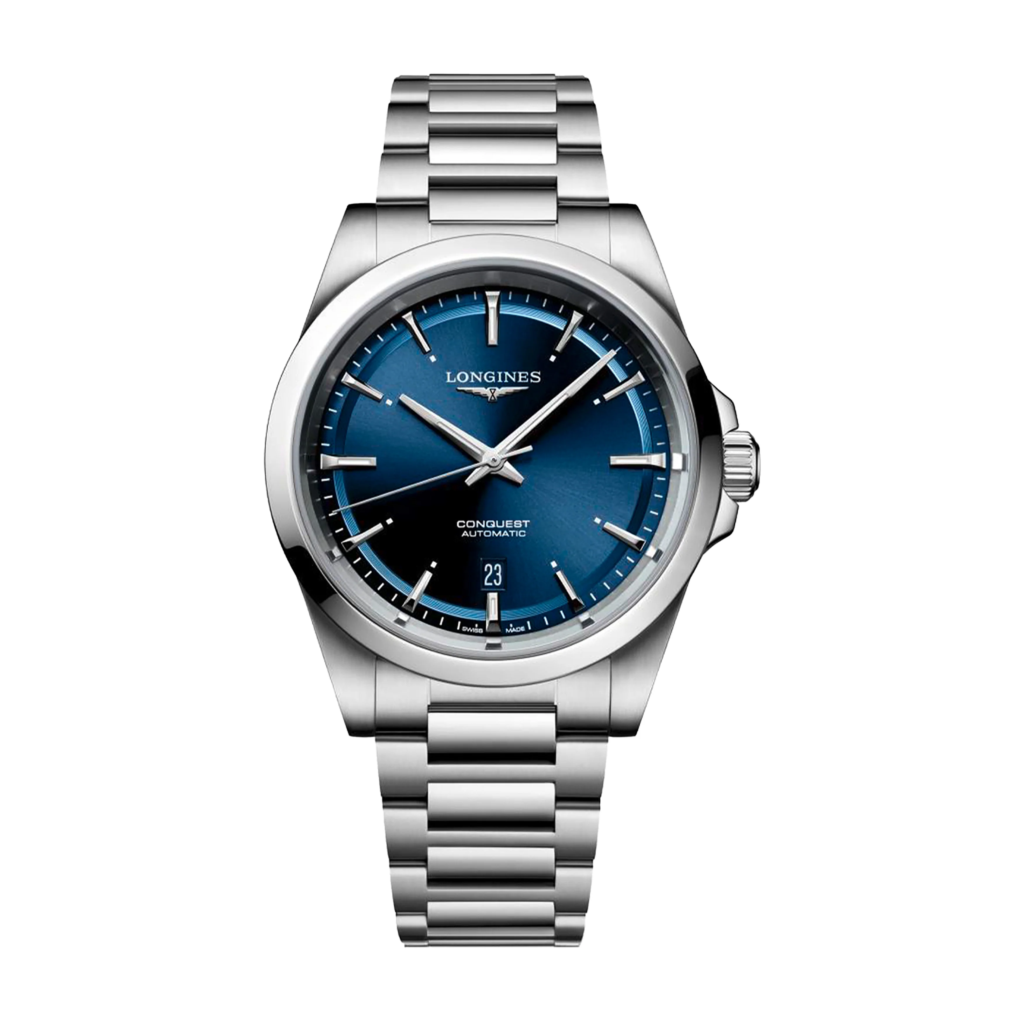Longines Conquest Watch, 41mm Blue Dial, L3.830.4.92.6