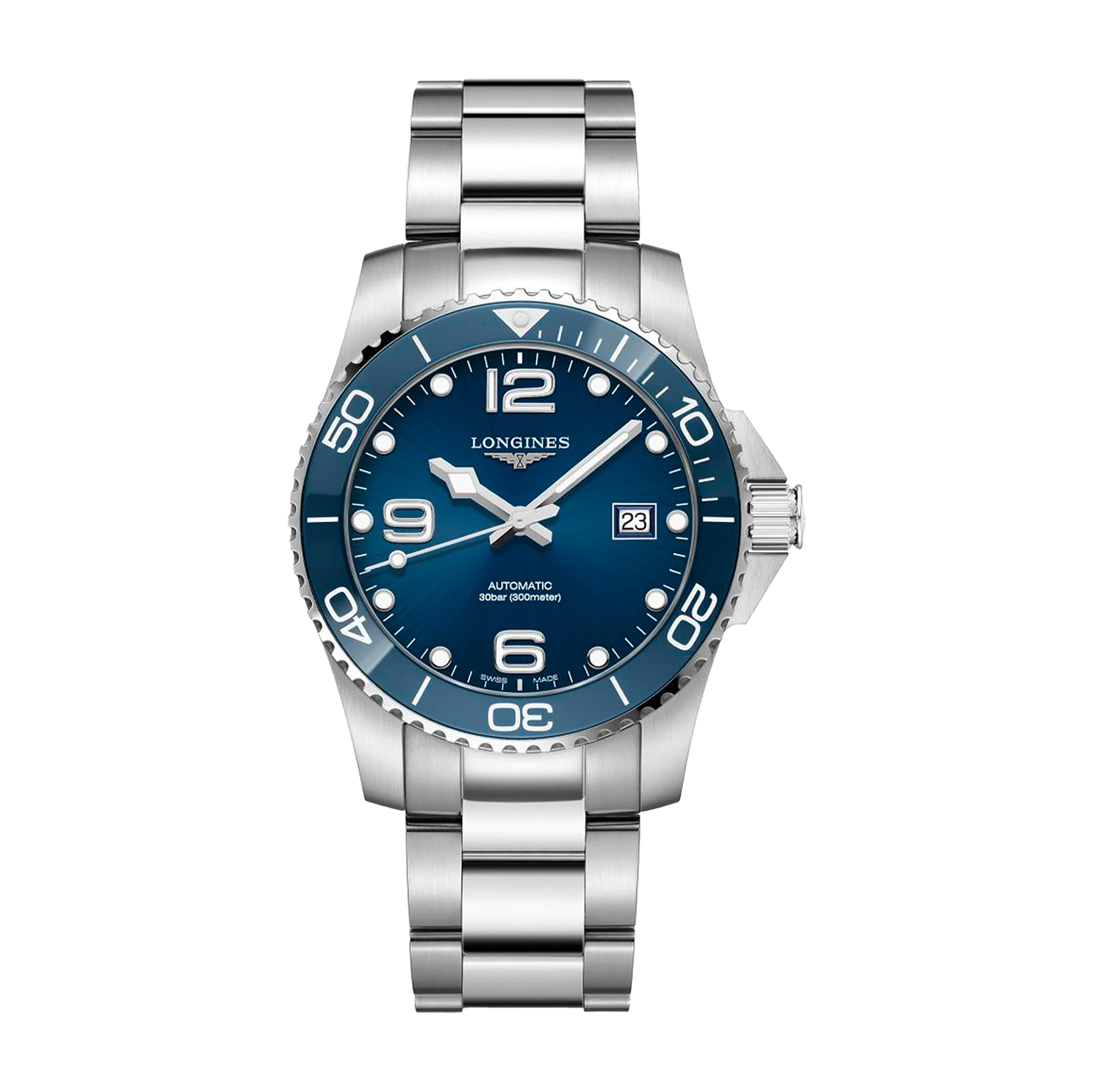 Longines Hydroconquest Watch, 41mm Blue Dial, L3.781.4.96.6