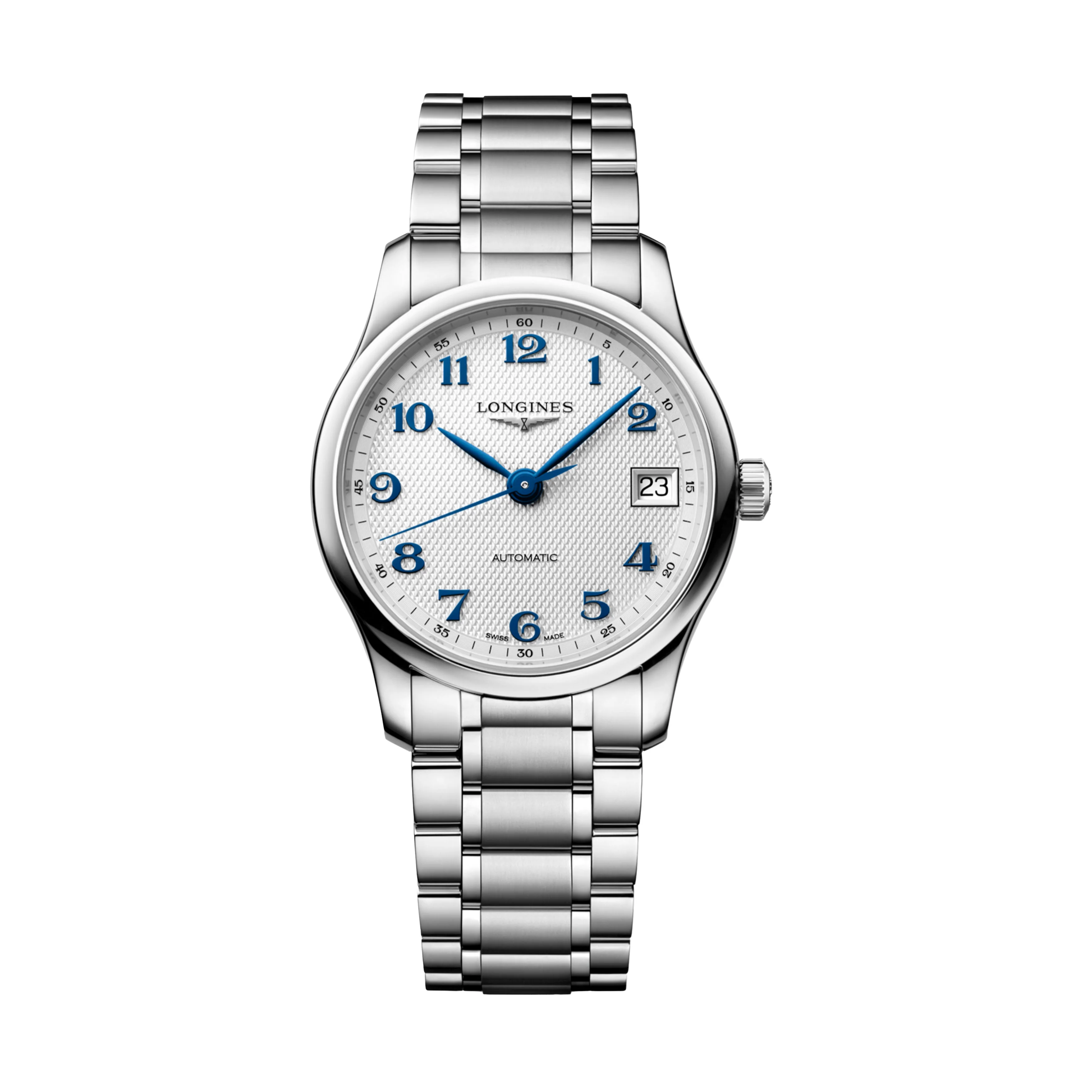 Longines Master Collection Watch, 34mm White Dial, L2.450.4.73.6
