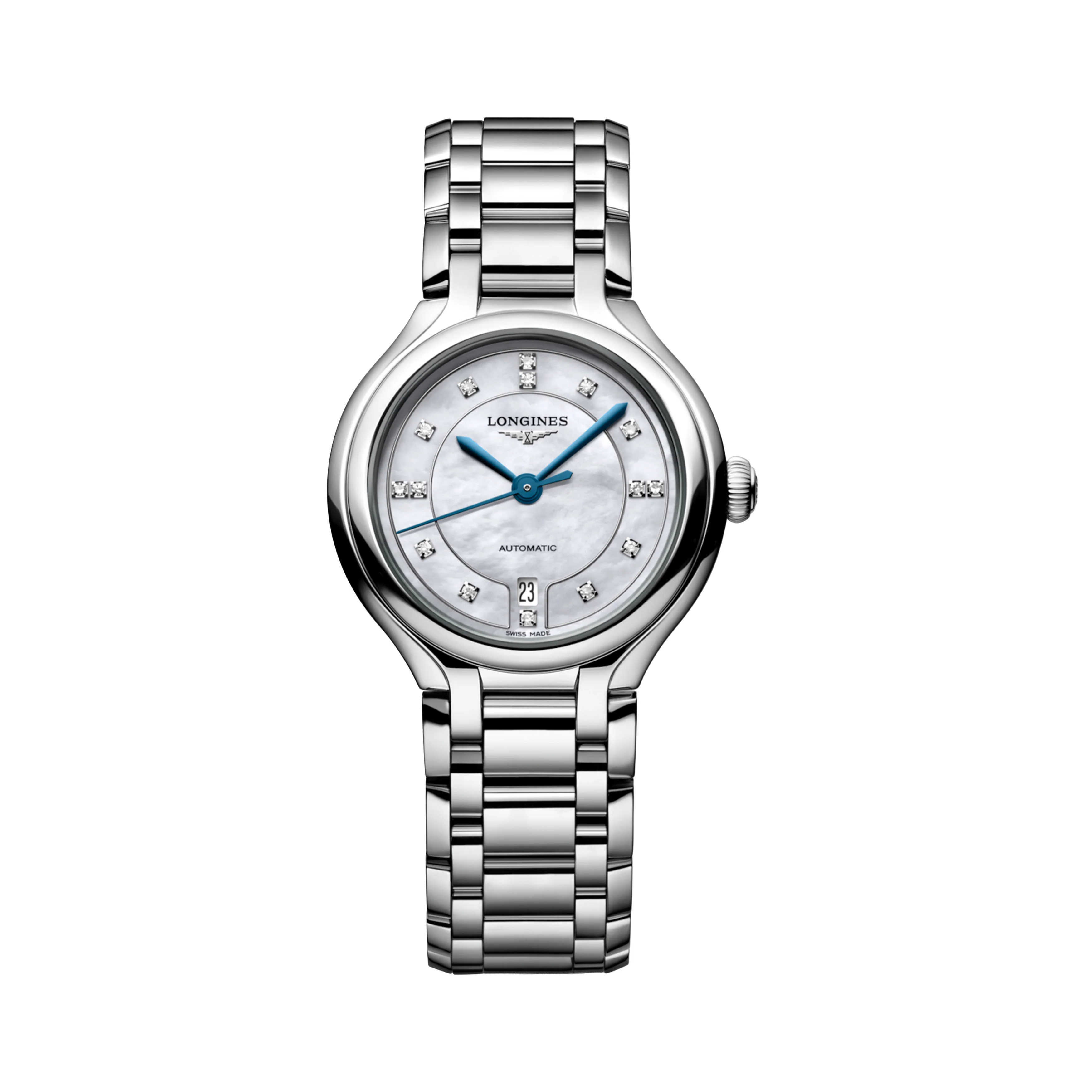Longines Primaluna Watch, 30mm Mother of Pearl Dial, L8.123.4.87.6