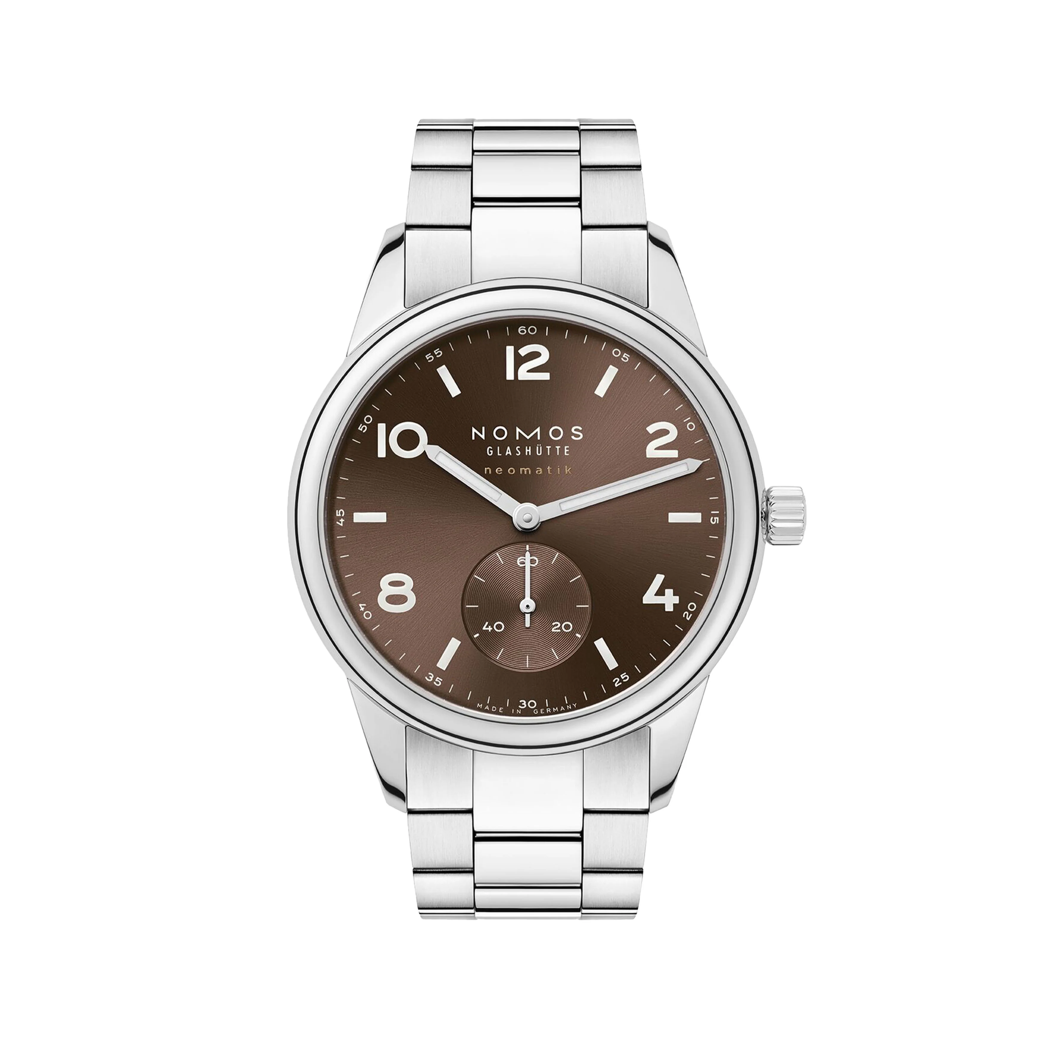 Nomos Glashutte Club Sport Neomatik 39 Tabac Watch, 39.5mm Brown Dial, 760