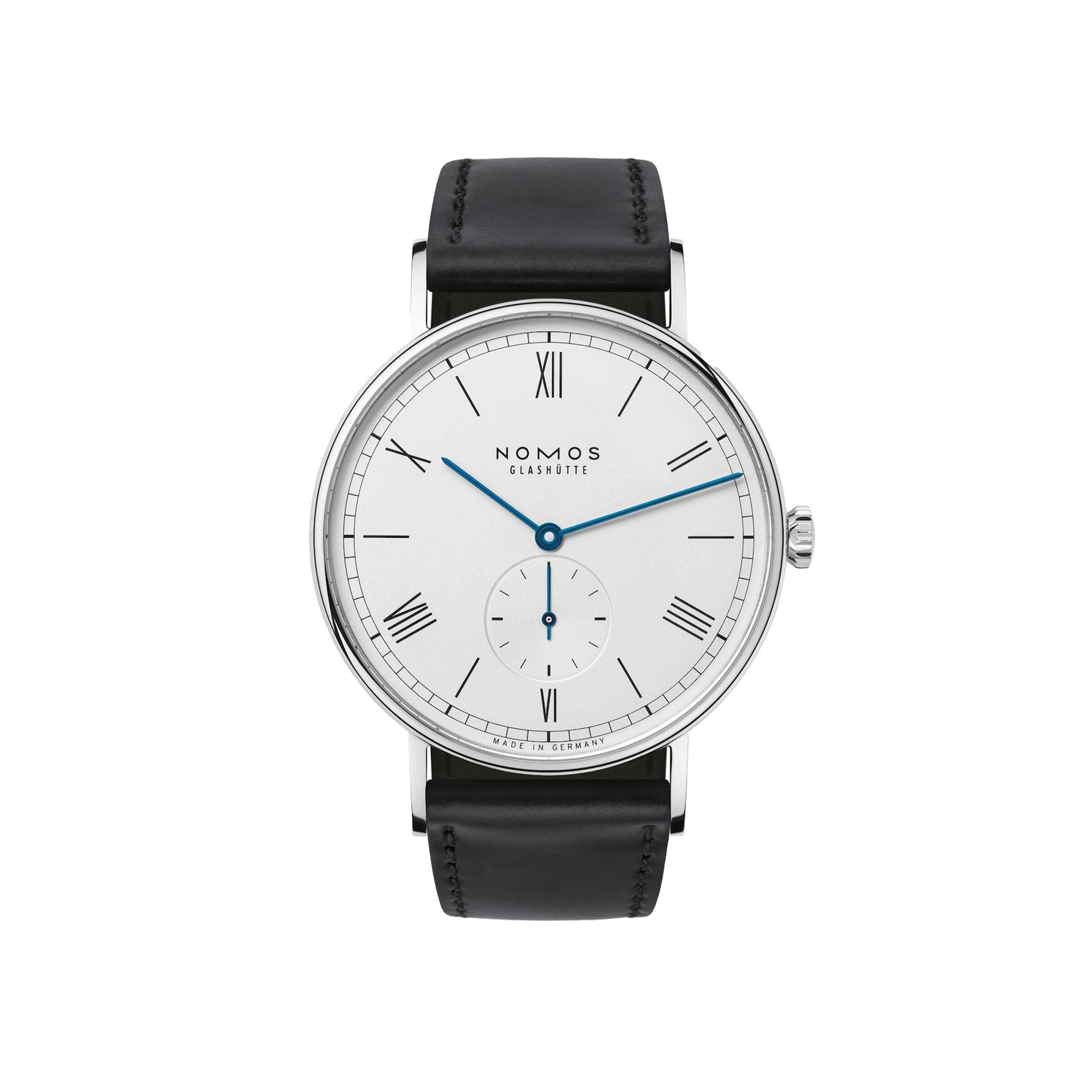 Nomos Glashutte Ludwig 38 Watch, 37.5mm Silver Dial, 234