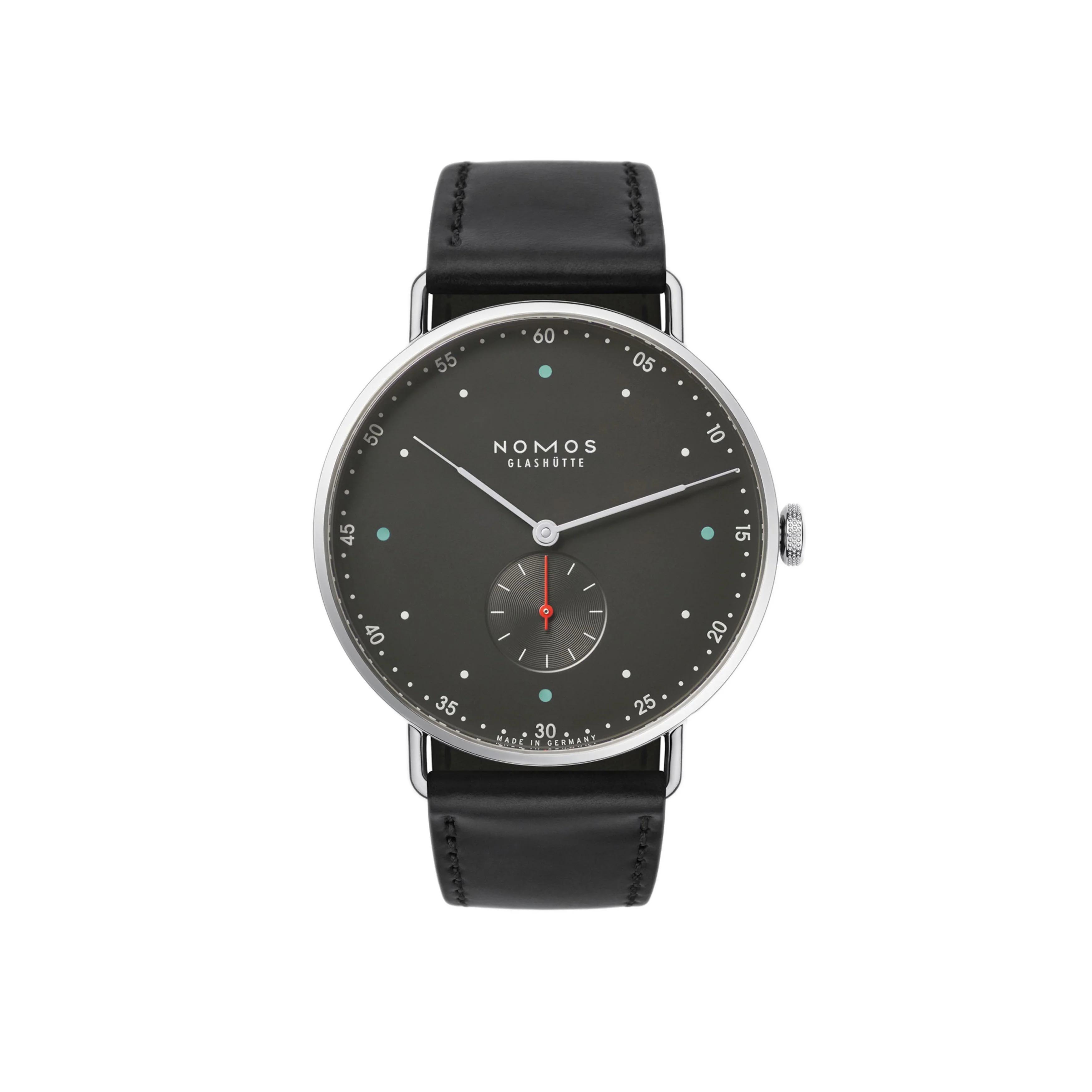Nomos Glashutte Metro Urban Gray Watch, 38mm Gray Dial, 1111