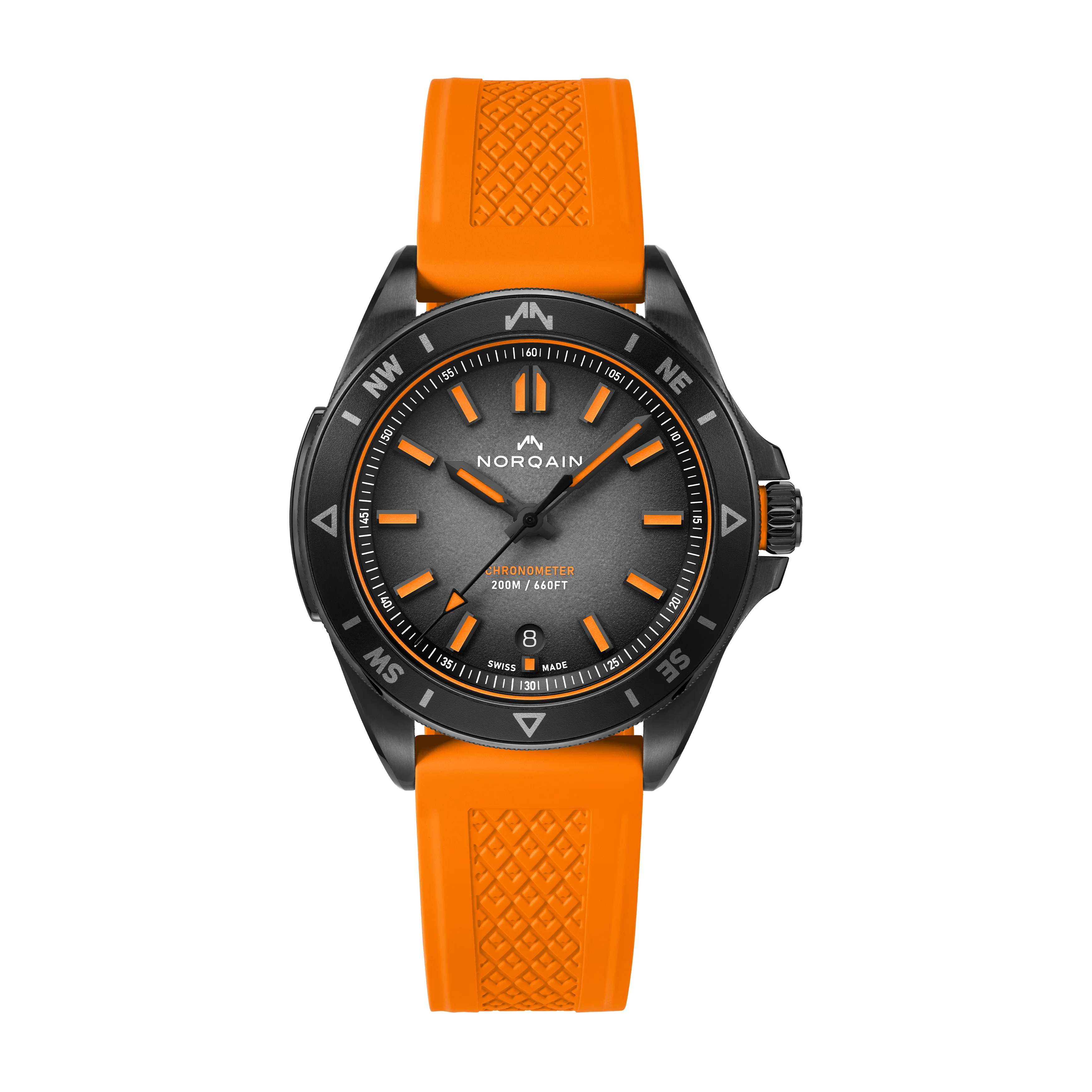 Norqain Adventure Neverest Watch, 40mm Gray Dial, N1300.08B01.B01.R02