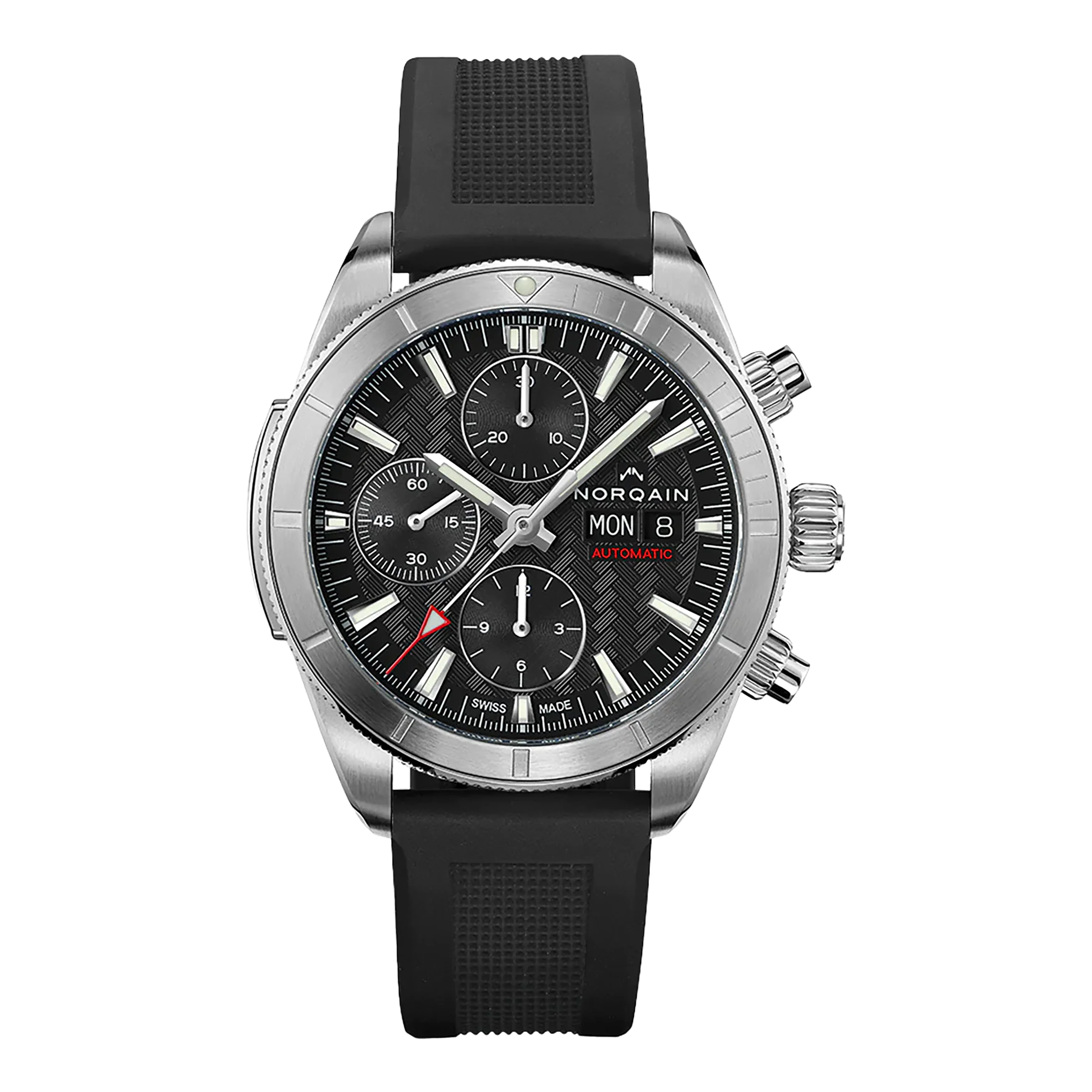 Norqain Adventure Sport Chrono Day/Date Watch, 41mm Black Dial, N1500.17S04.B01.R01