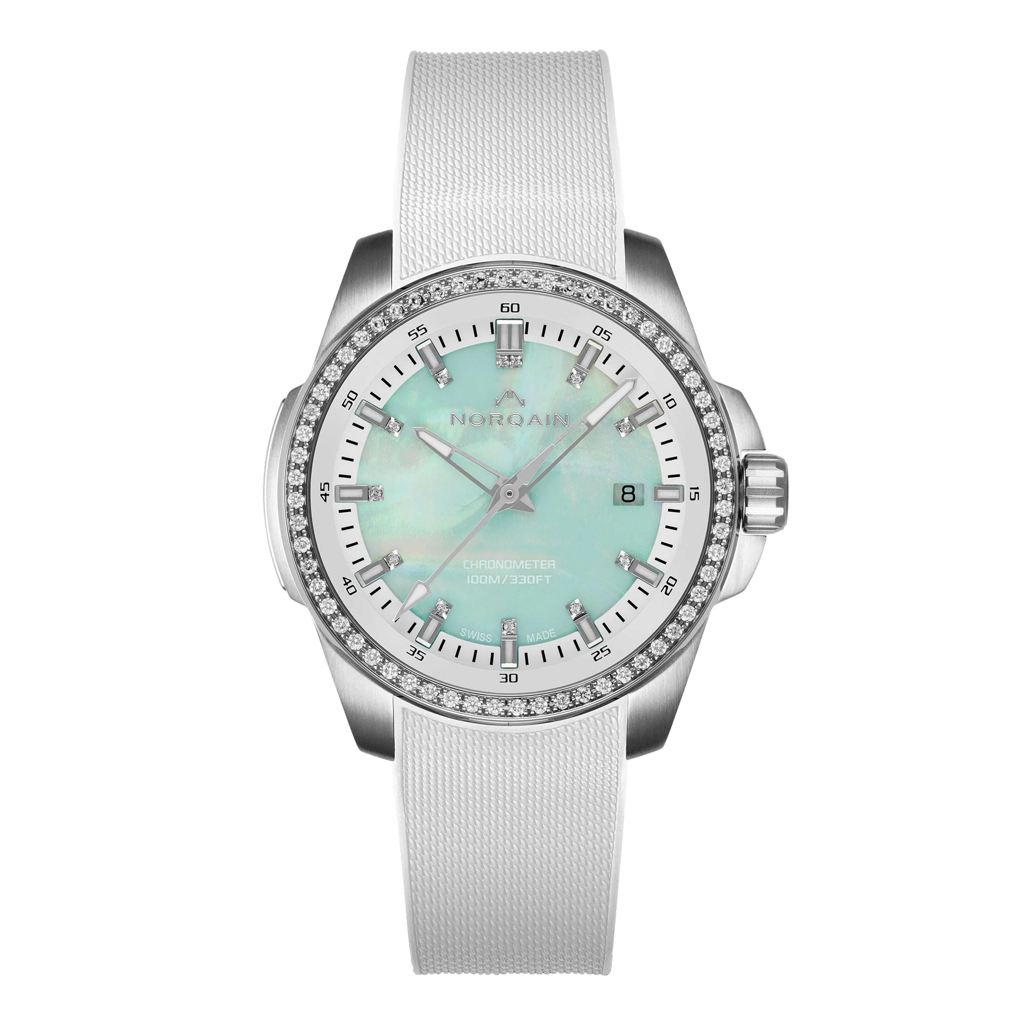 Norqain Independence Watch, 40mm Mother of Pearl Dial, N3008.08S02.E01.R01