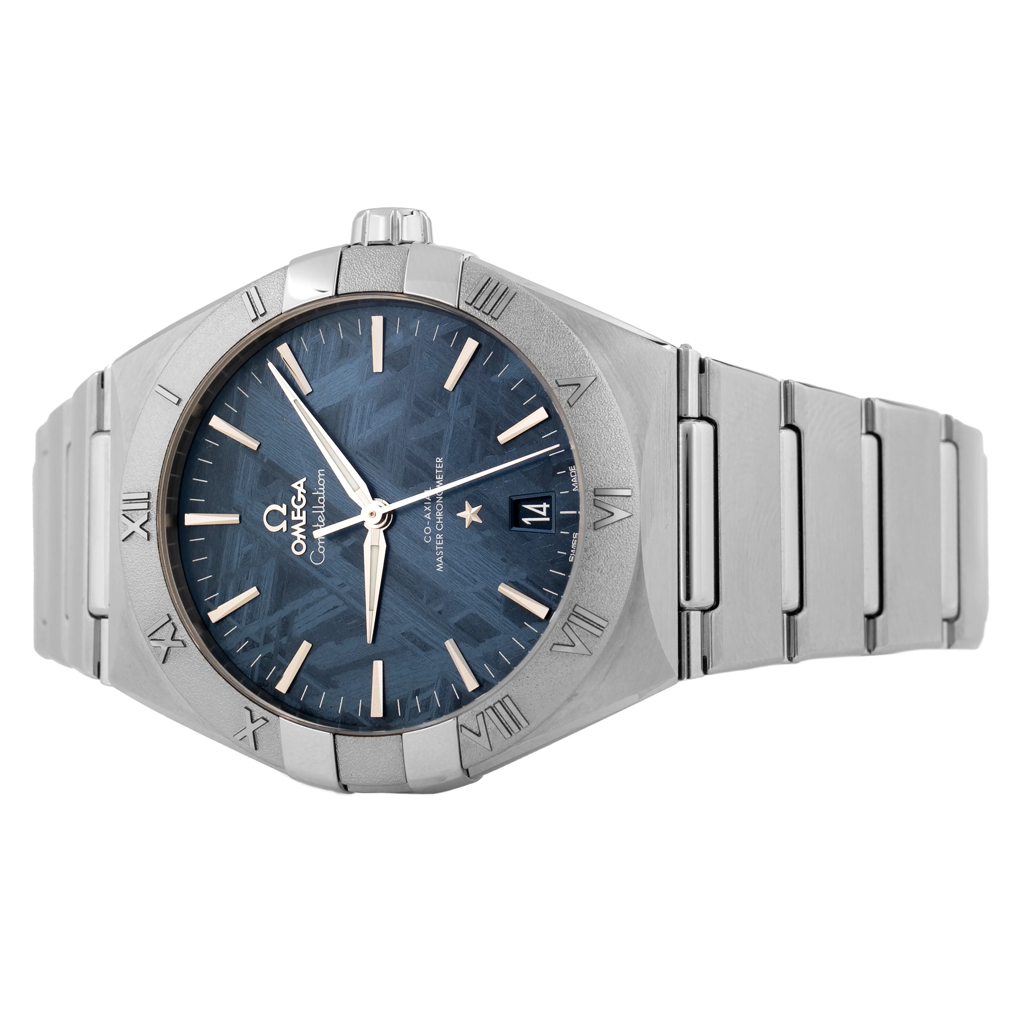 Omega Constellation Stainless Steel Meteorite Blue Dial 41mm 131.30.41.21.99.003 Full Set - Image 3