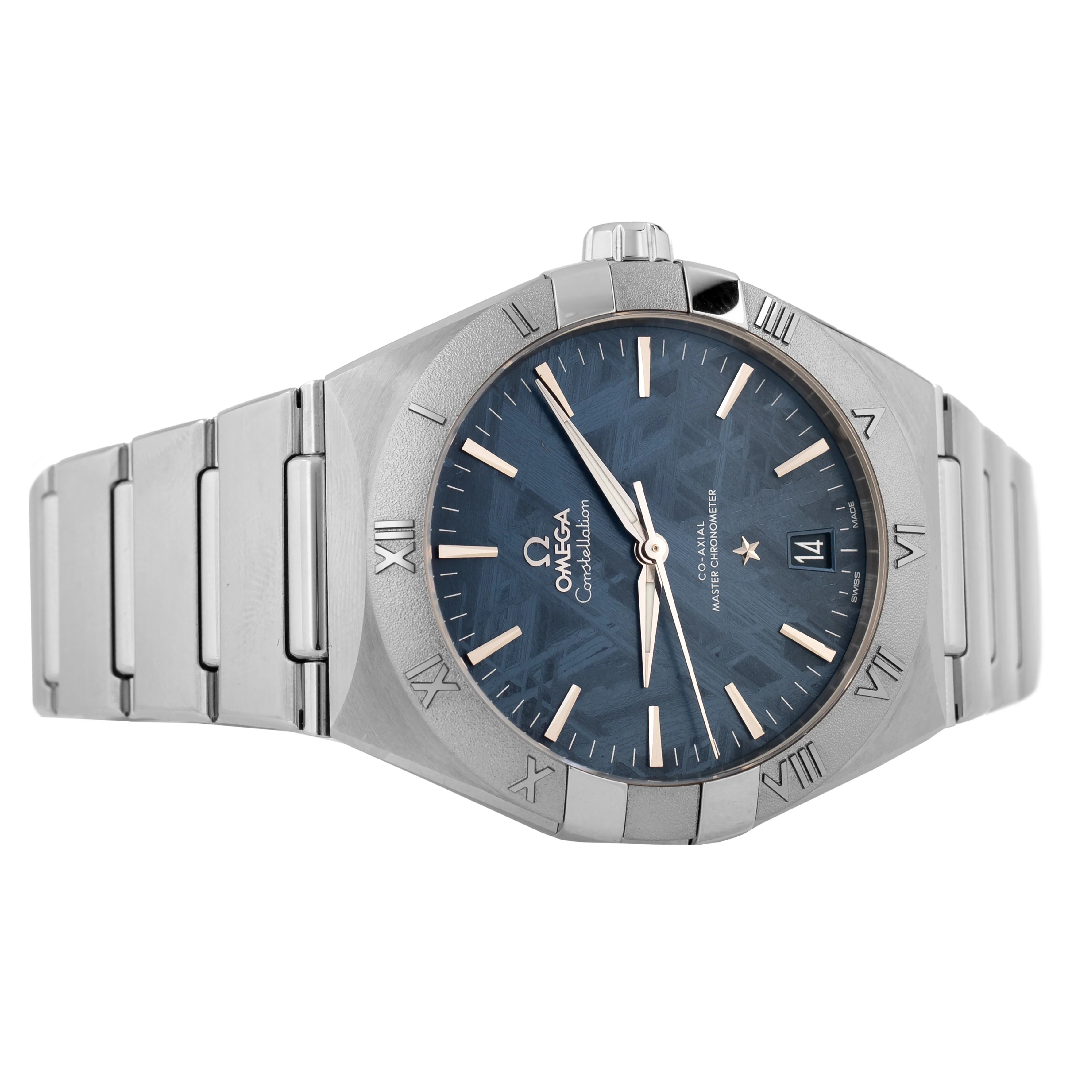 Omega Constellation Stainless Steel Meteorite Blue Dial 41mm 131.30.41.21.99.003 Full Set - Image 4