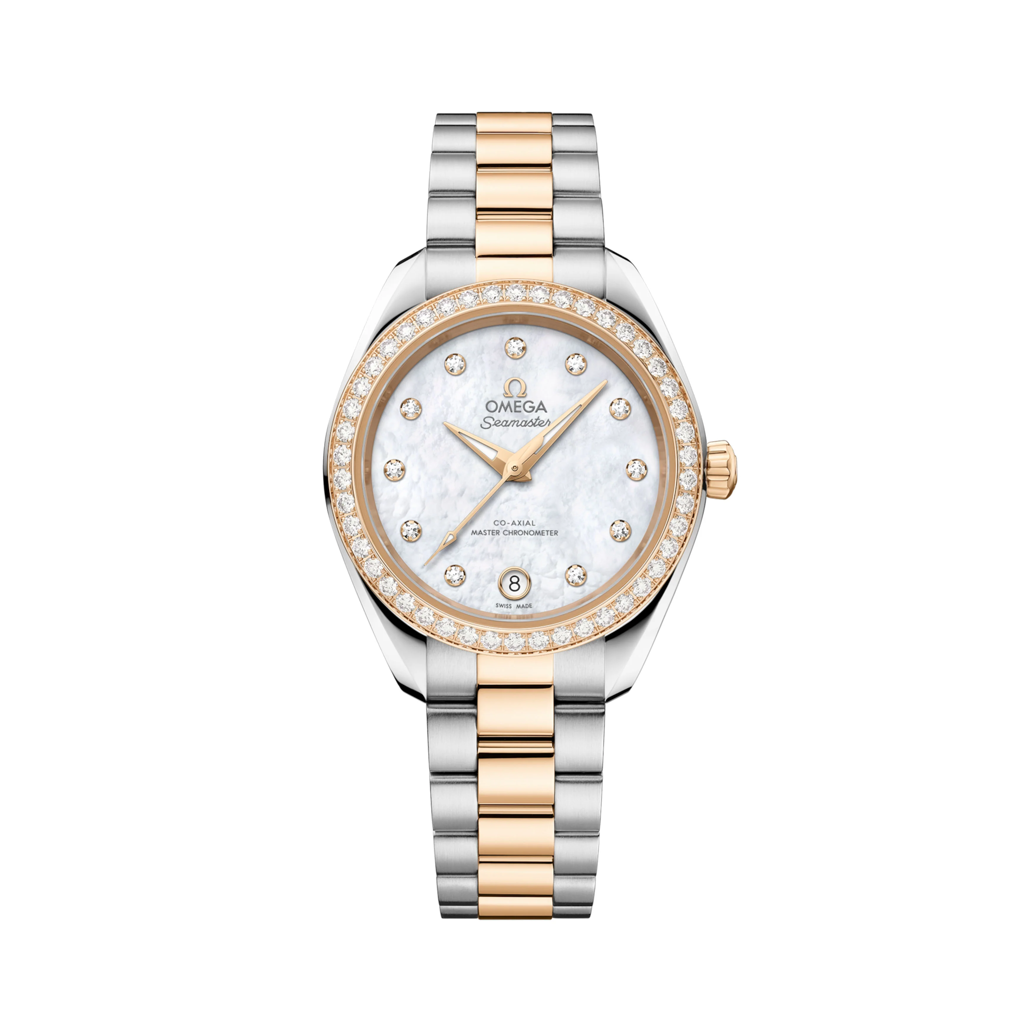 Omega Seamaster Aqua Terra 150M Watch, 30mm Mother of Pearl Dial, 220.25.30.20.55.001