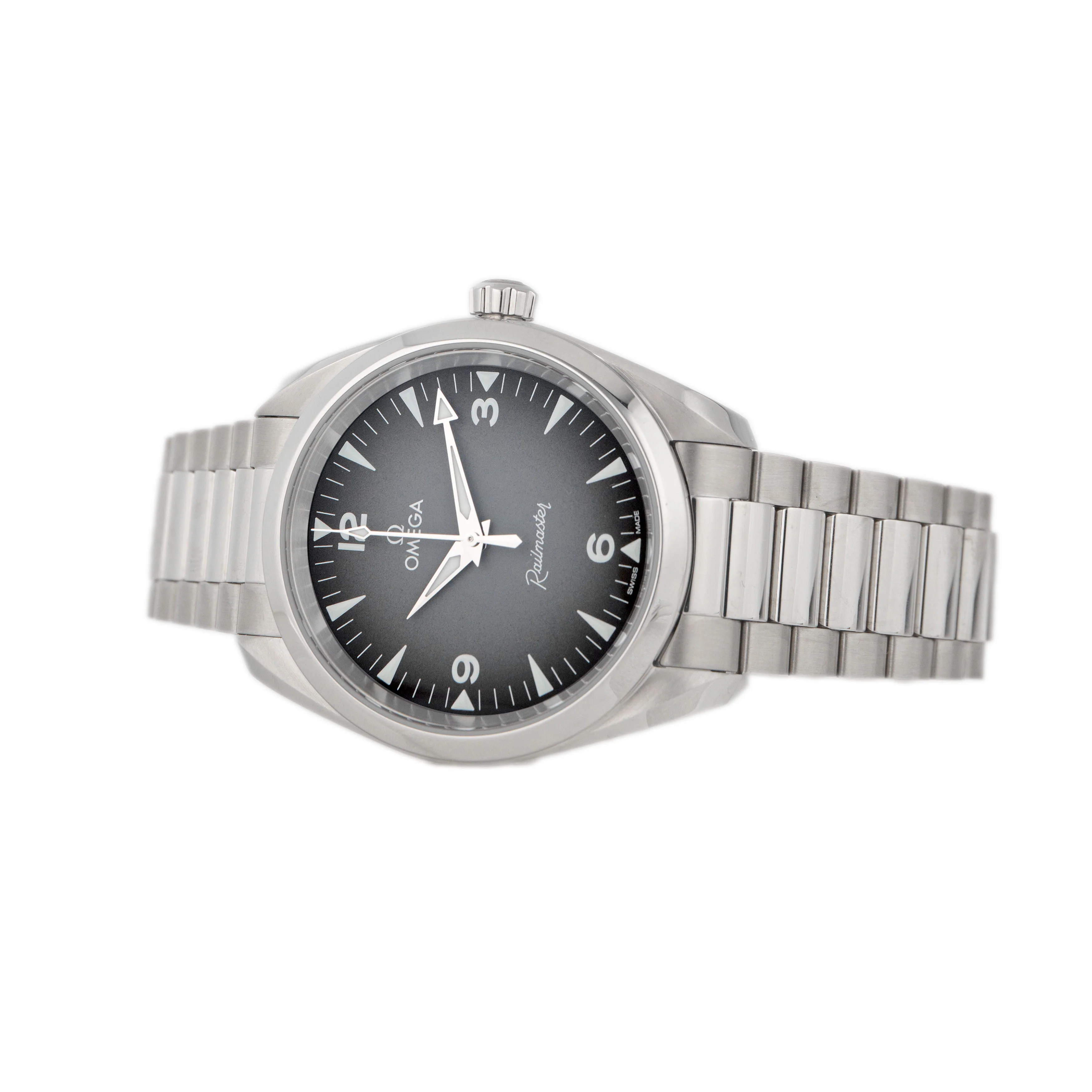 Omega Seamaster Railmaster Stainless Steel Gray Dial 38mm 235.10.38.20.06.001 Full Set - Image 3
