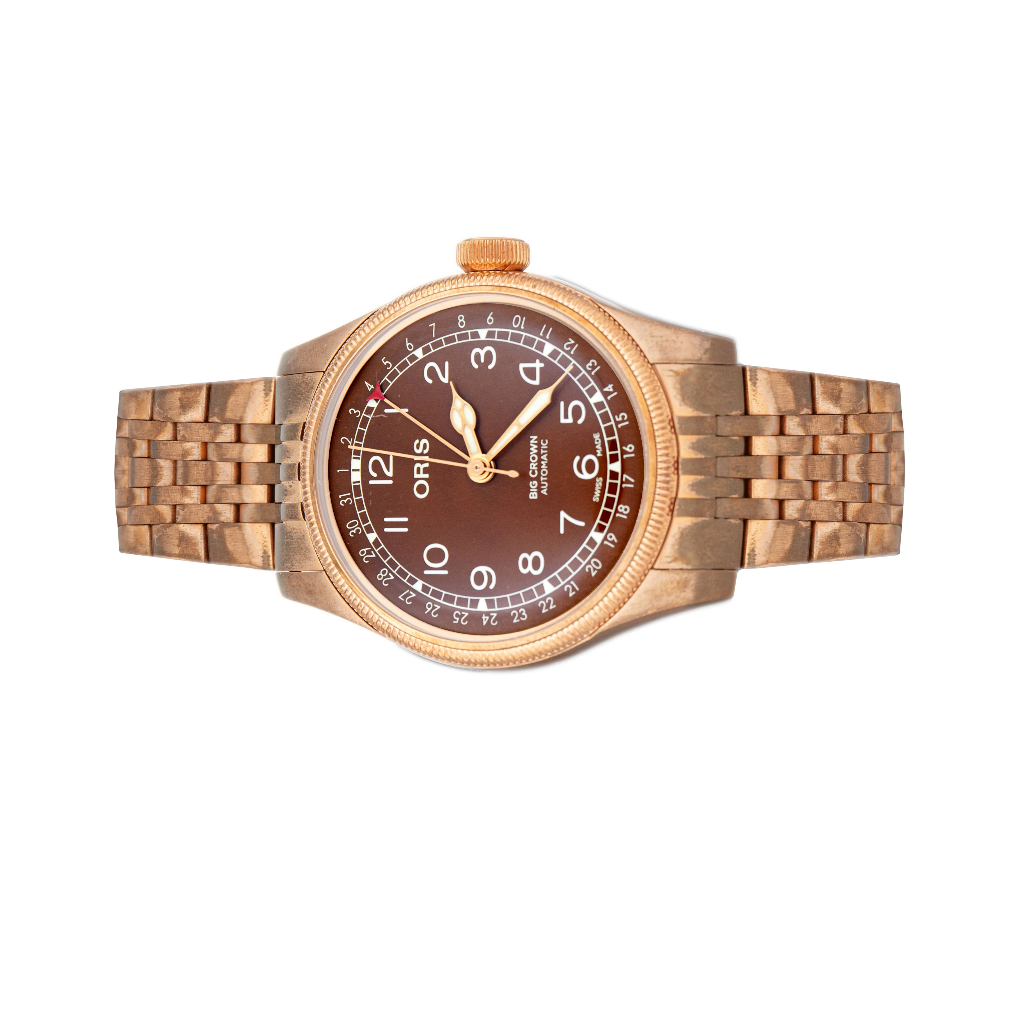 Oris Big Crown Pointer Date Bronze Brown Dial 40mm 01 745 7741 3167 Full Set - Image 2