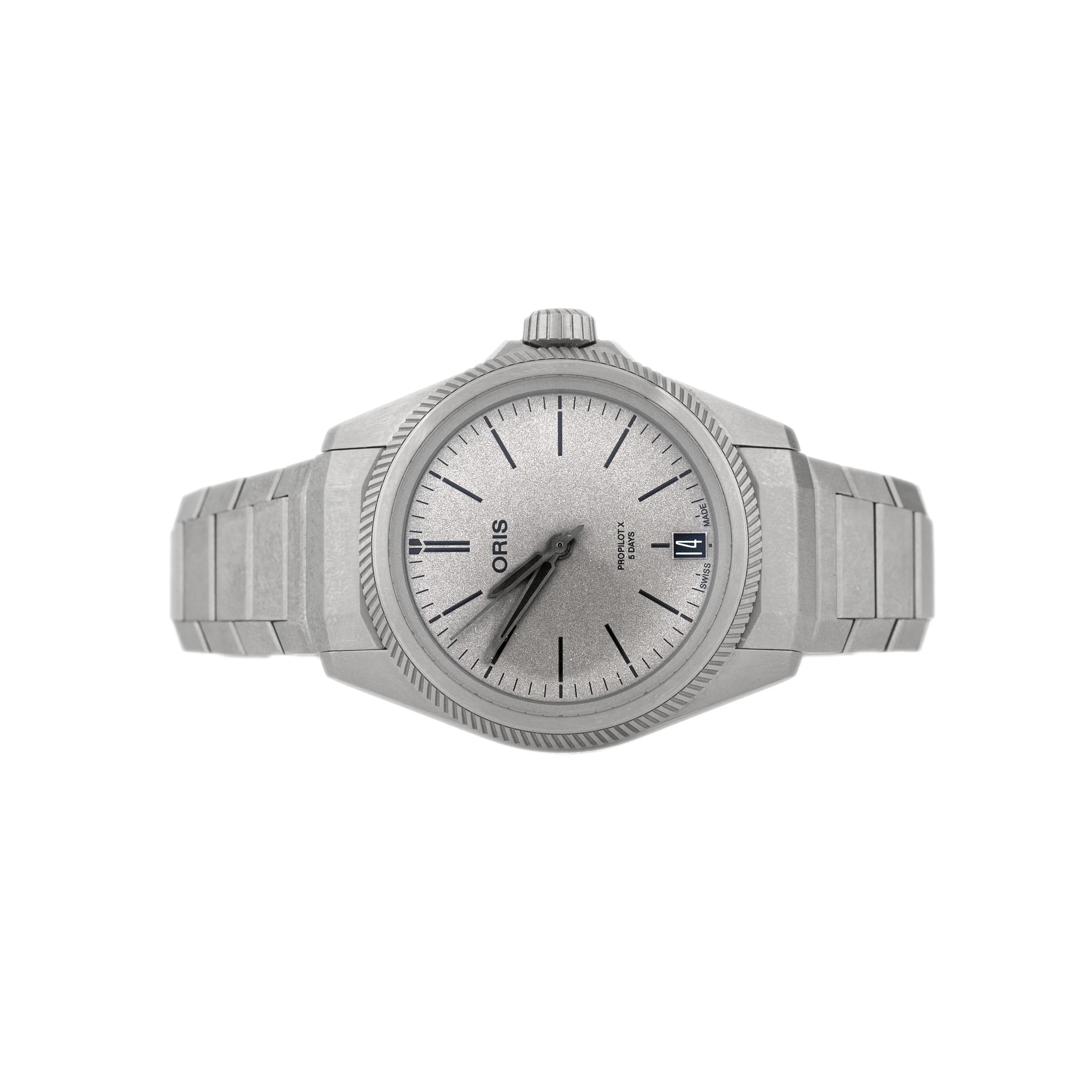 Oris ProPilot X Calibre 400 Titanium Gray Dial 39mm 01 400 7778 7153-07 7 20 01TLC Full Set - Image 2